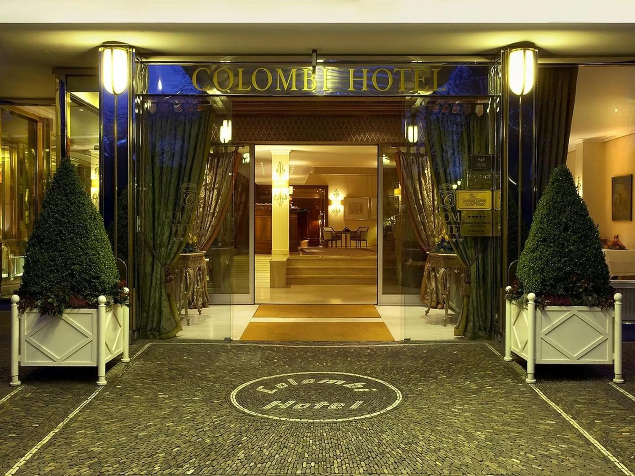 Facade/entrance in Colombi Hotel