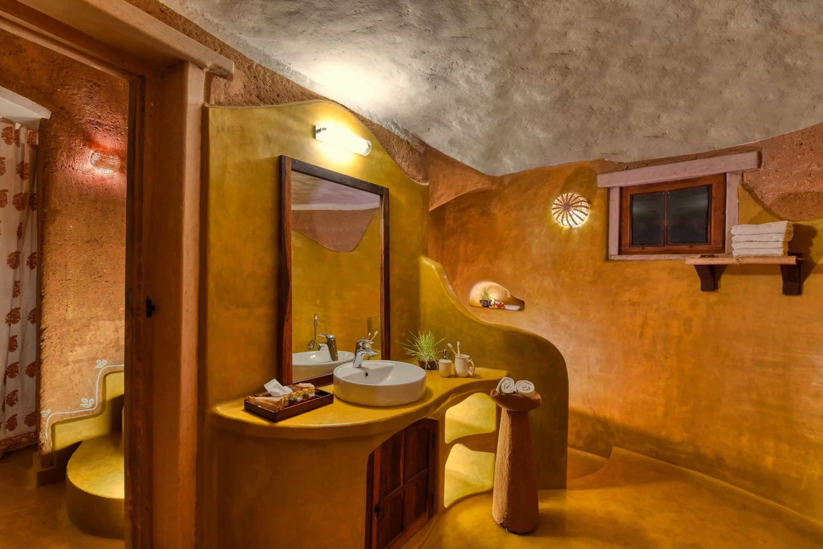 Bathroom in The Earth at Ranthambore