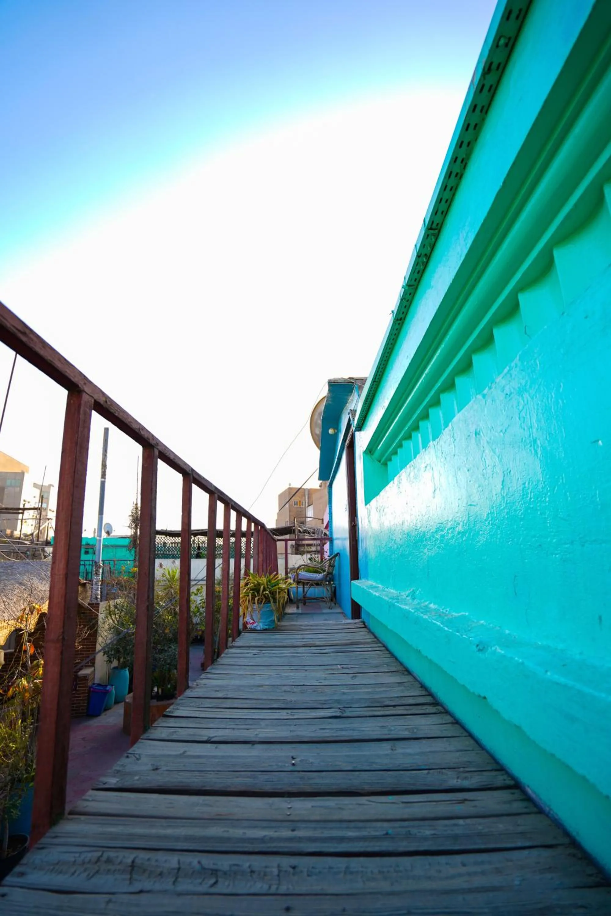 Balcony/Terrace in Dahab Hostel