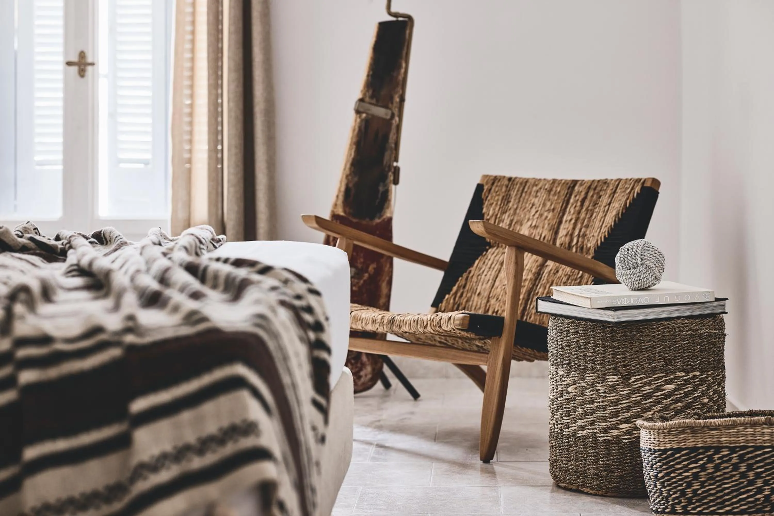 Decorative detail, Bed in Capetan Giorgantas