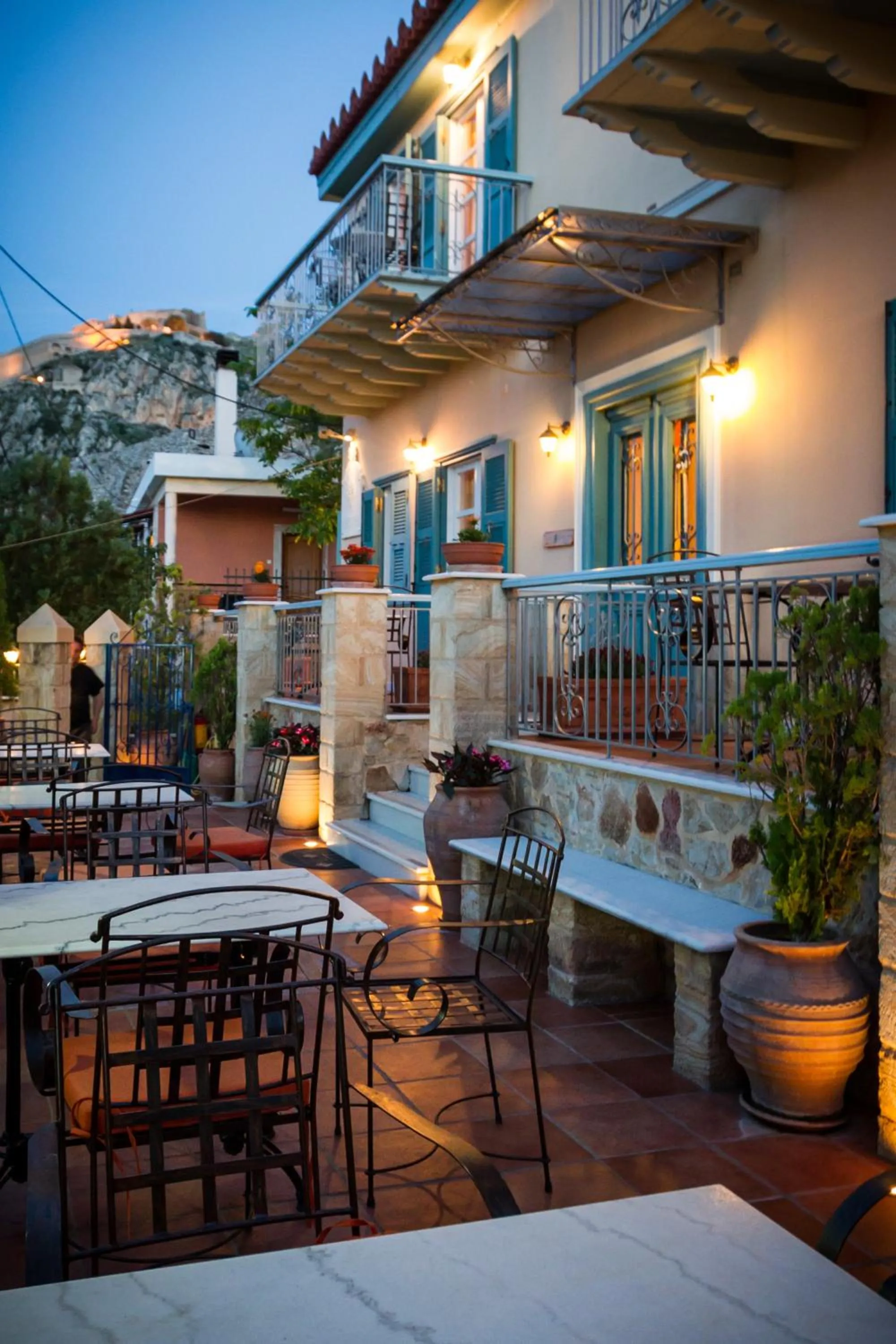 Facade/entrance in Acronafplia Pension A