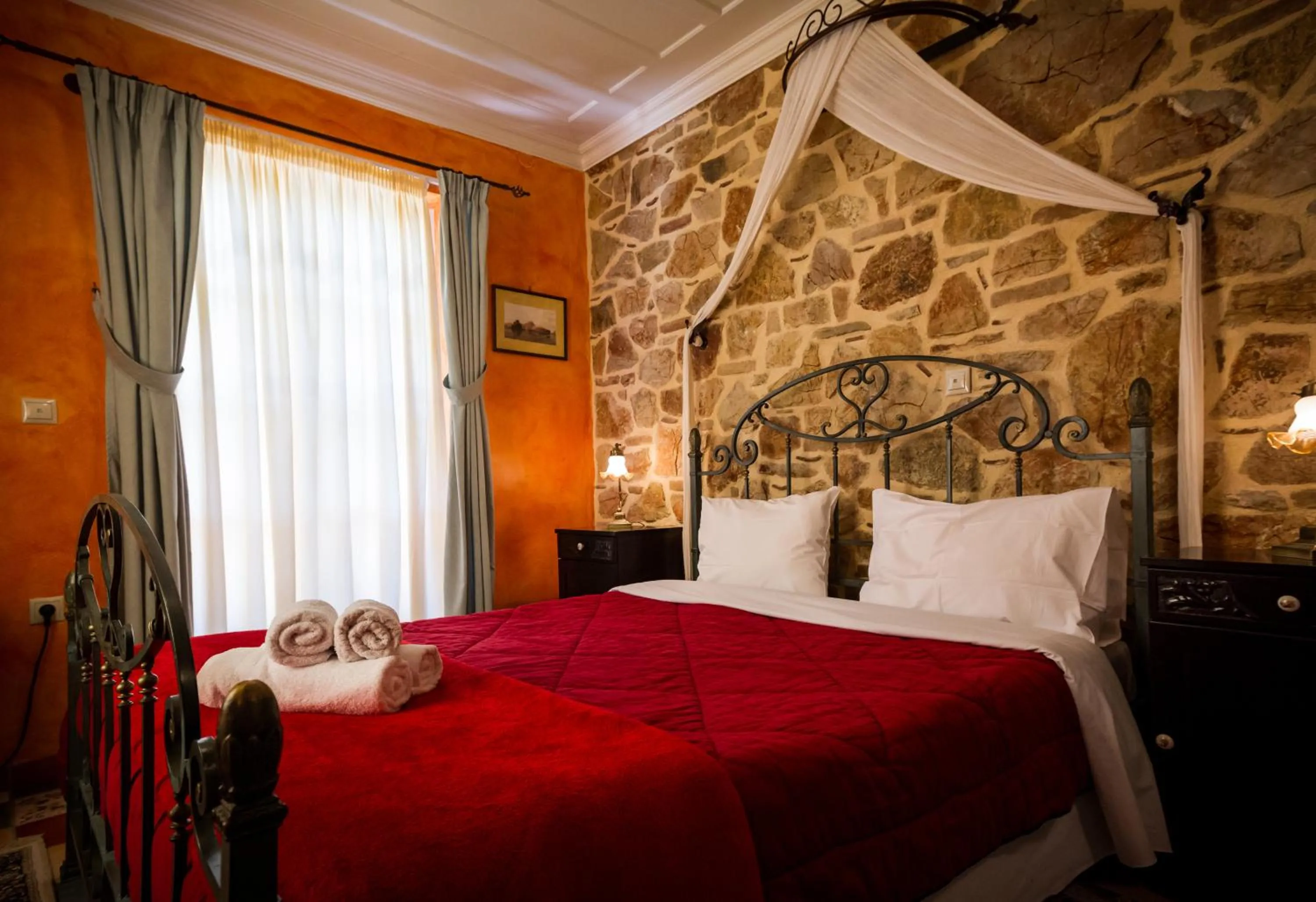 Bedroom, Bed in Acronafplia Pension A