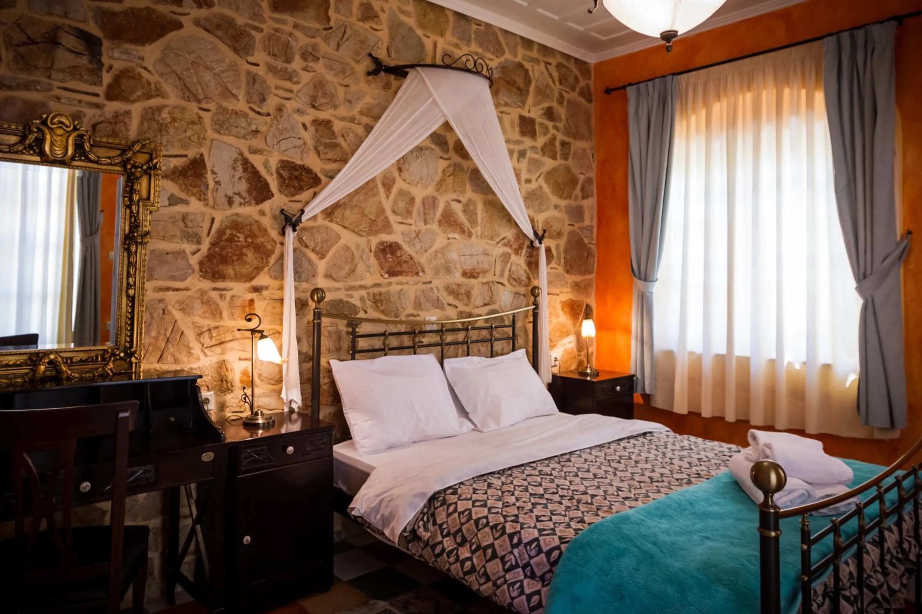 Bedroom, Bed in Acronafplia Pension A