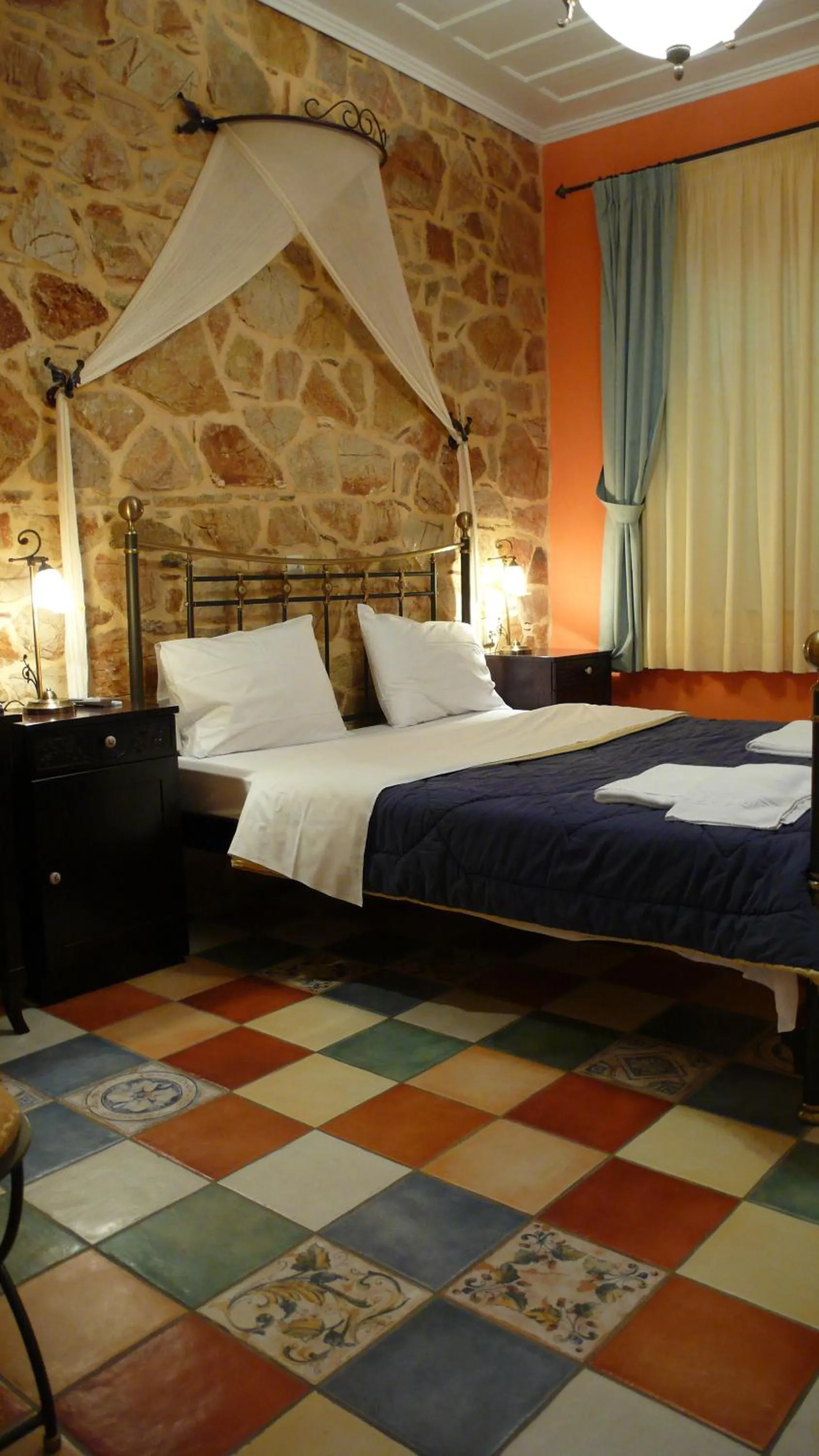 Bedroom, Bed in Acronafplia Pension A