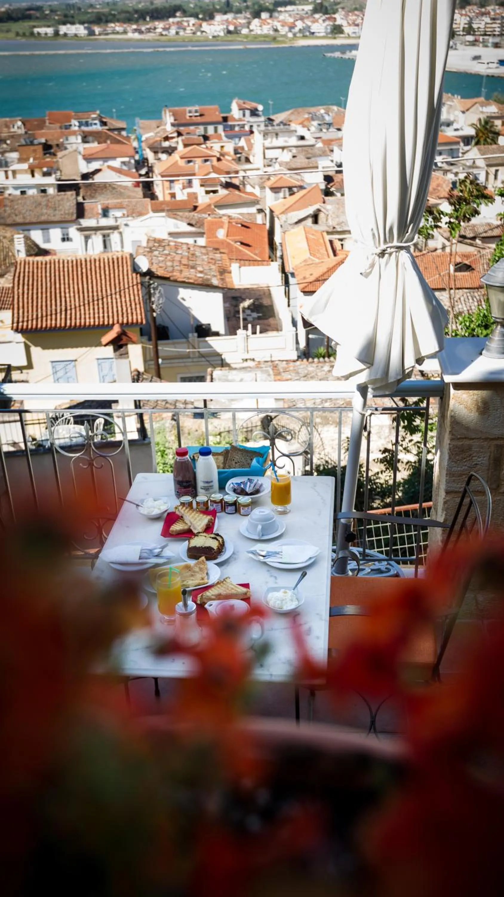 Balcony/Terrace in Acronafplia Pension A