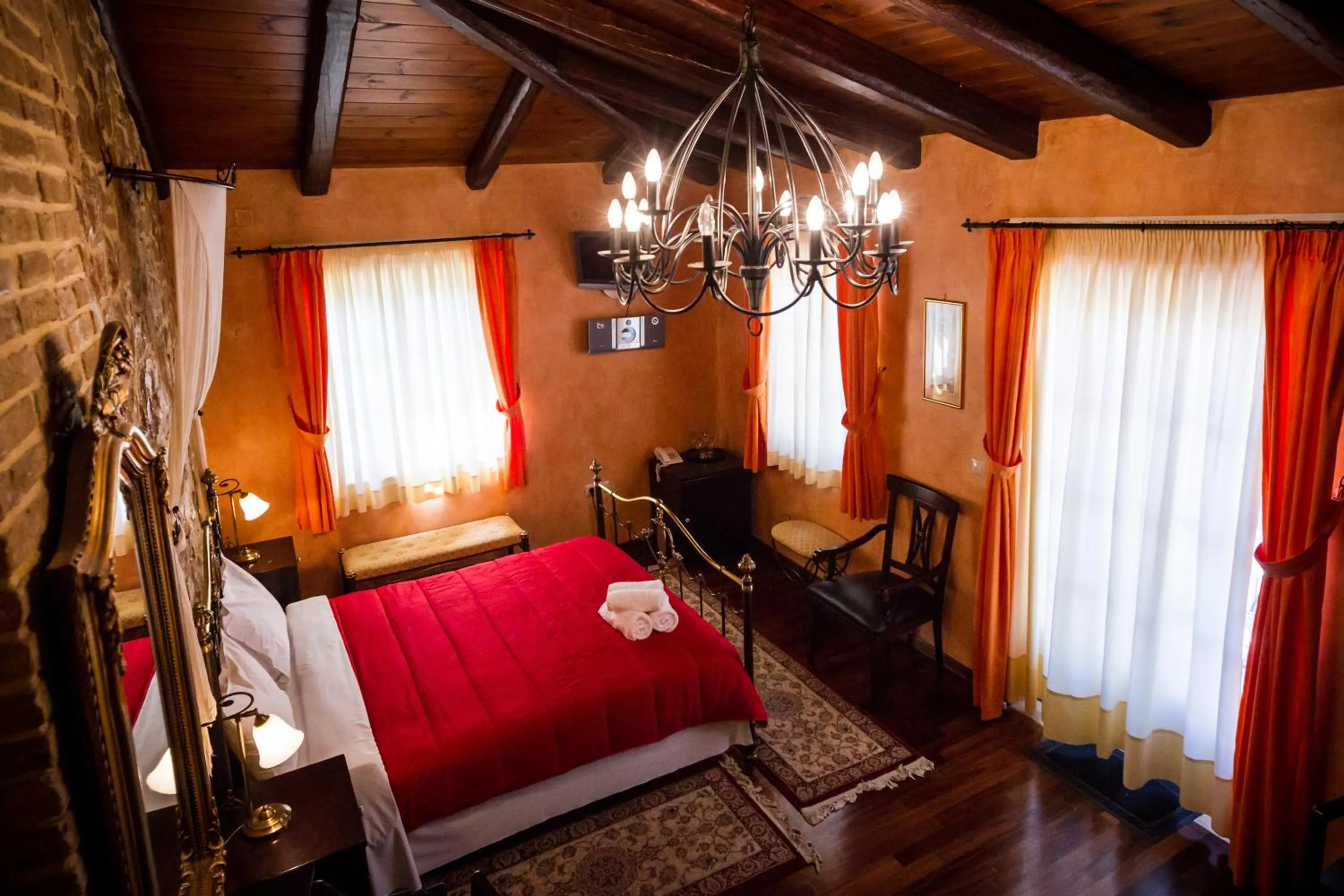 Bedroom, Bed in Acronafplia Pension A