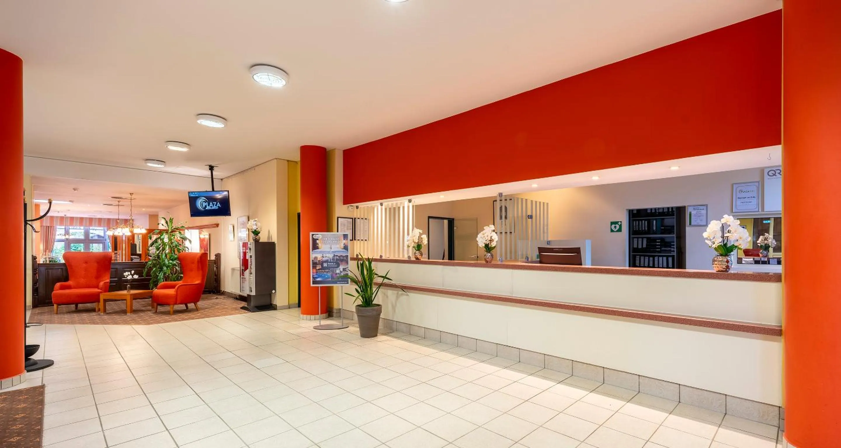 Lobby or reception in AMBER HOTEL Chemnitz Park