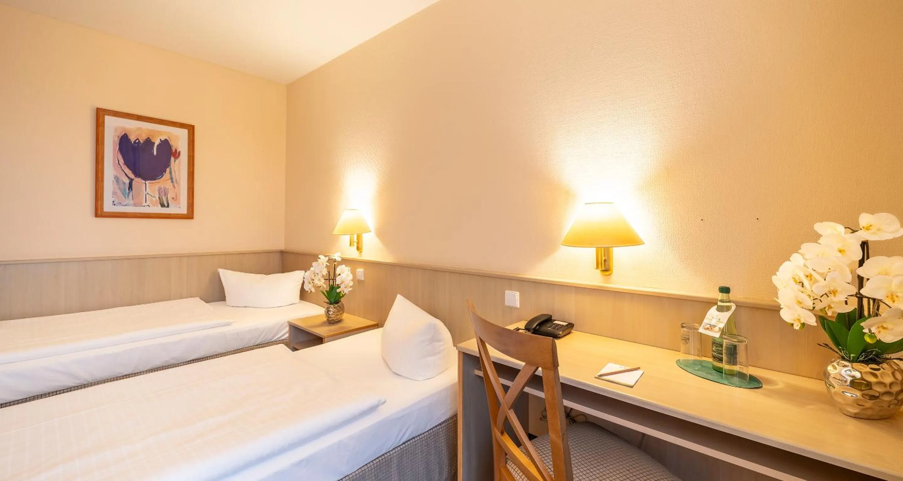 Photo of the whole room, Bed in AMBER HOTEL Chemnitz Park