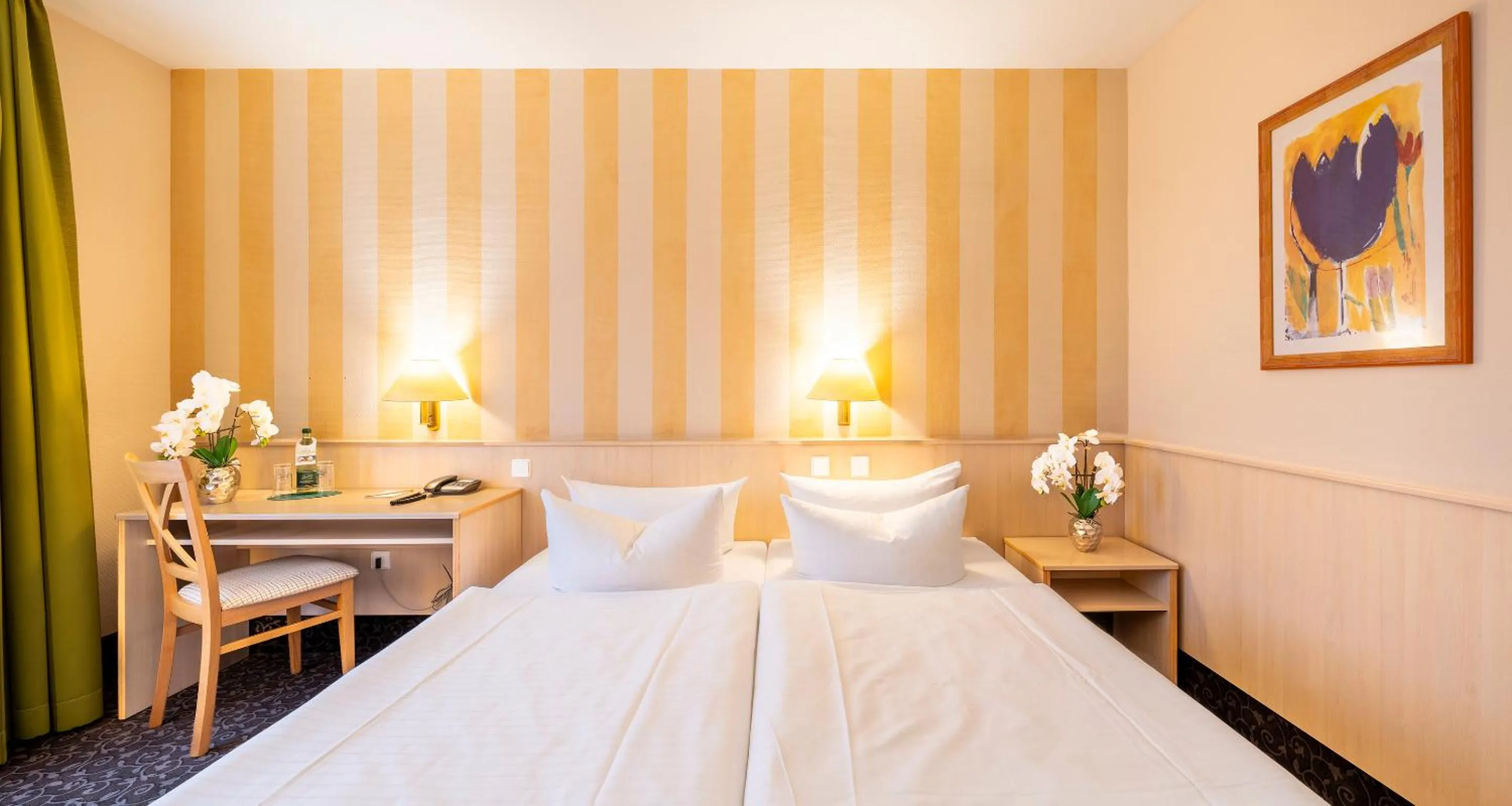 Photo of the whole room, Bed in AMBER HOTEL Chemnitz Park