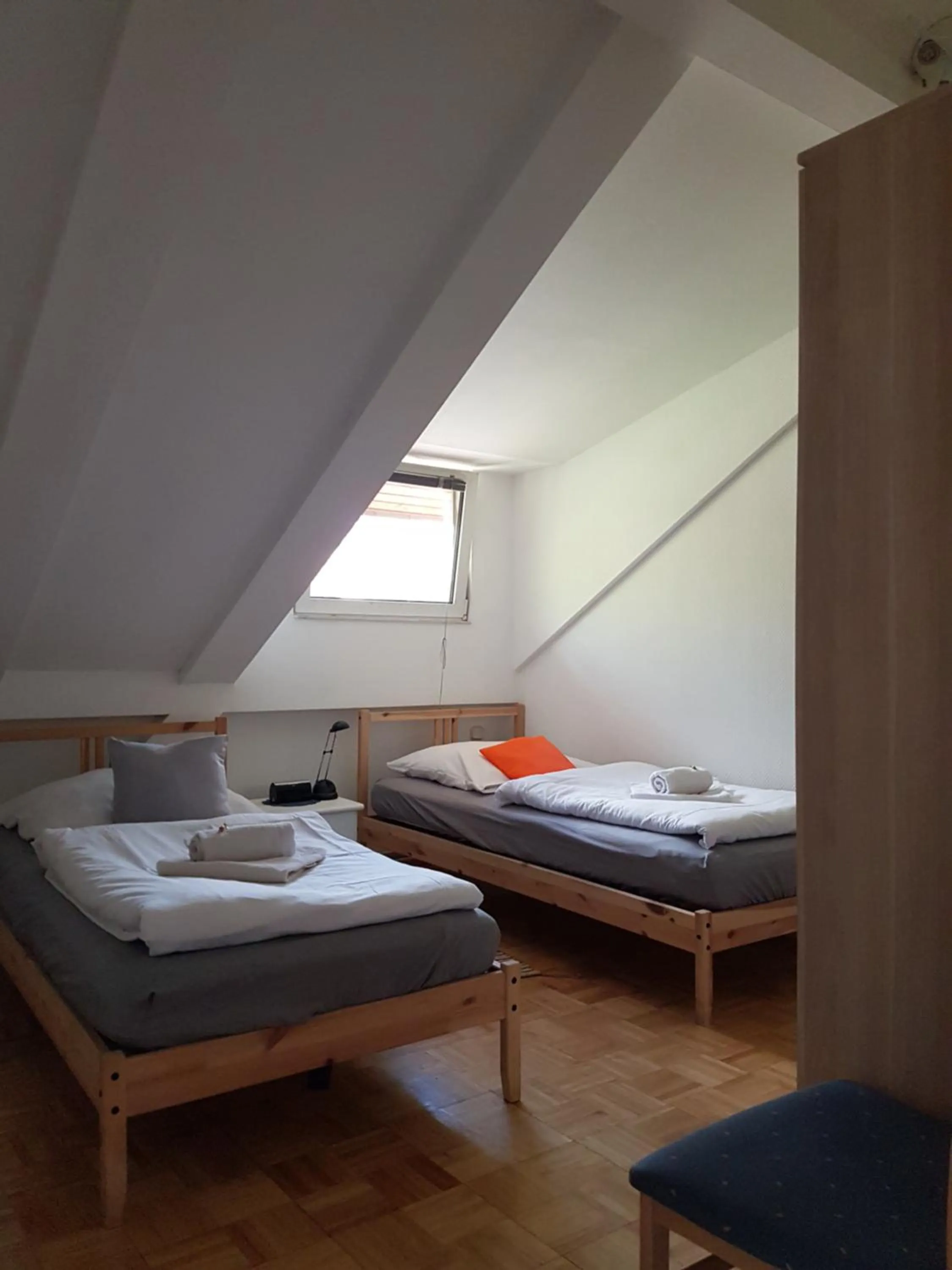 Bedroom, Bed in Pension Hubertus