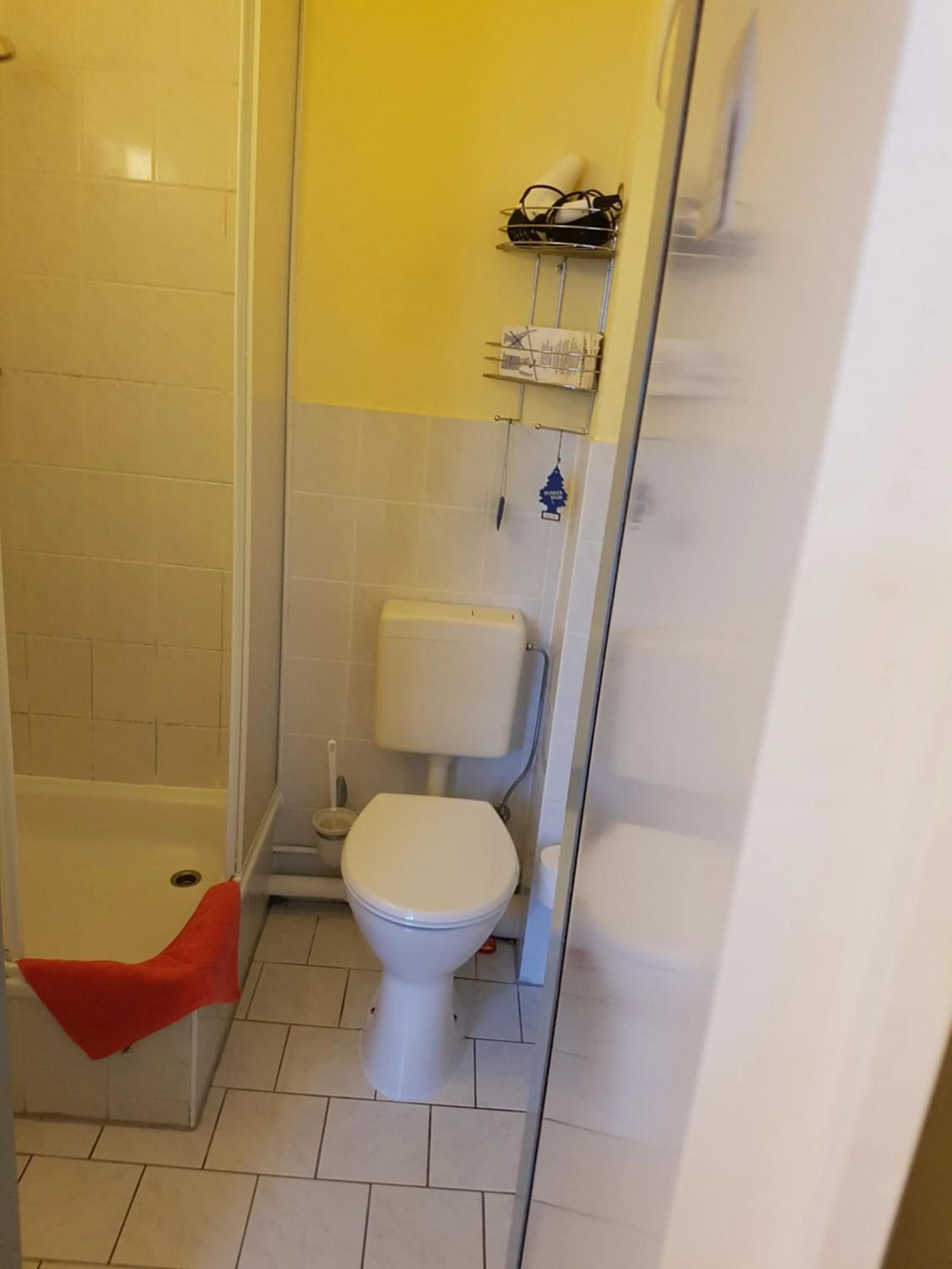 Shower in Pension Hubertus