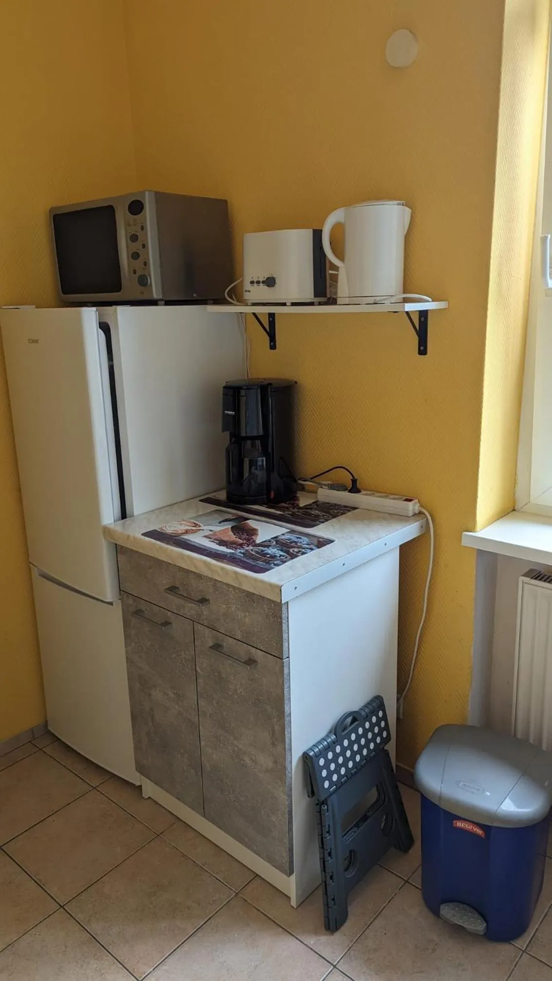 Kitchen or kitchenette in Pension Hubertus