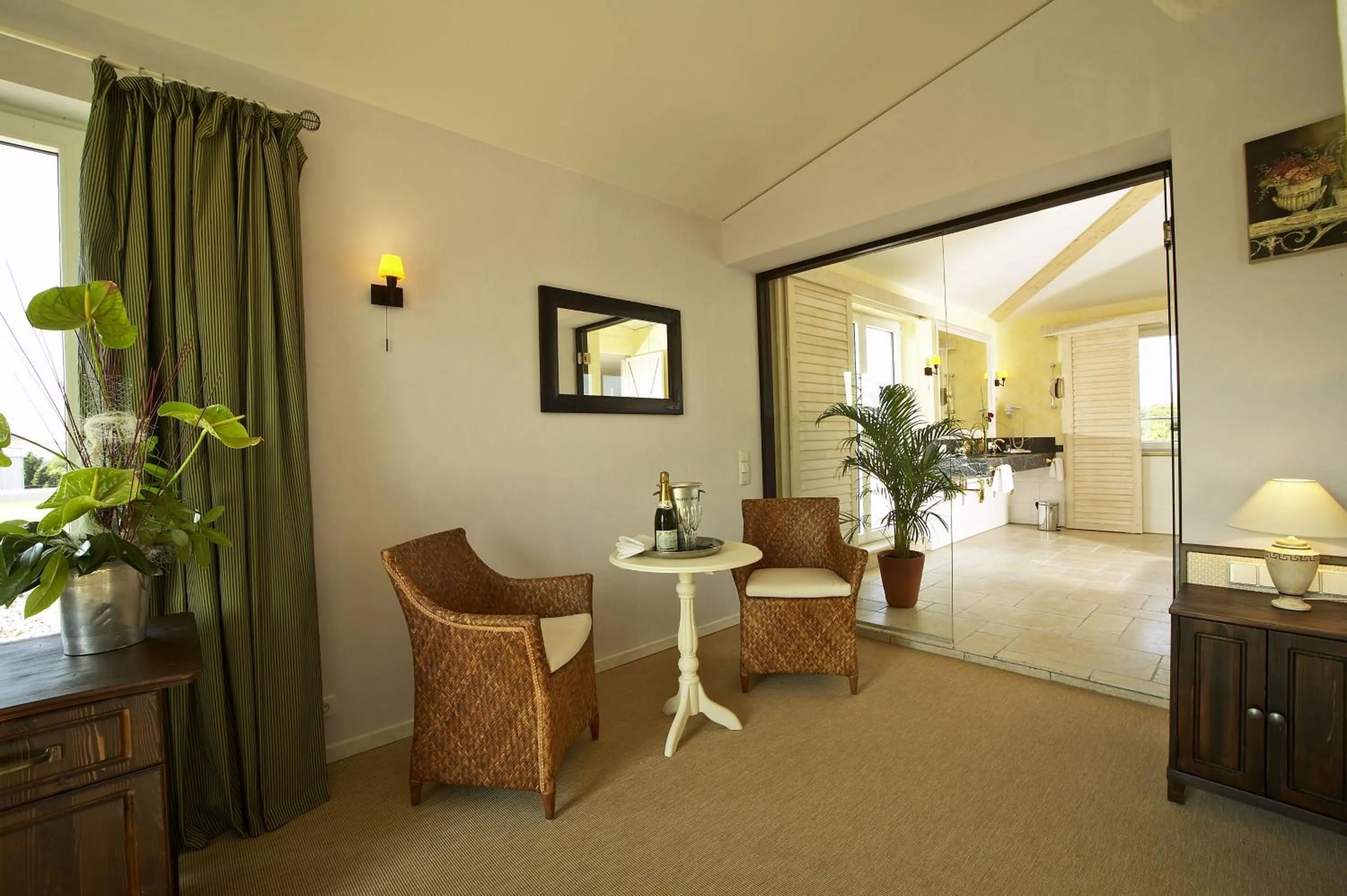 Bedroom in Hotel Hirschen in Freiburg-Lehen