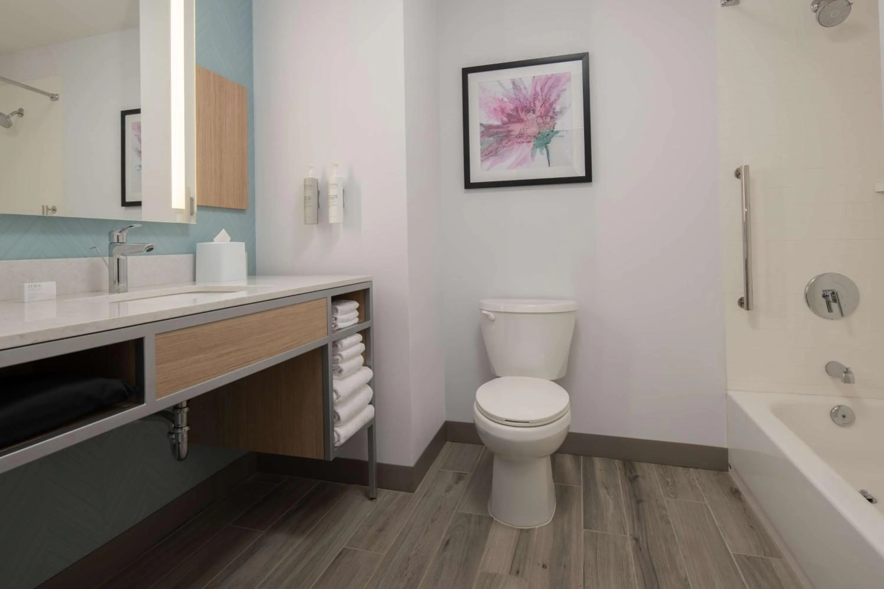 Bathroom in Hilton Garden Inn Tacoma Downtown