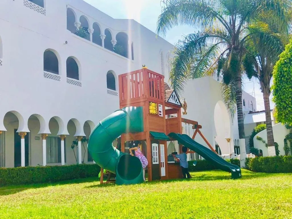 Children play ground in Aldea del Bazar