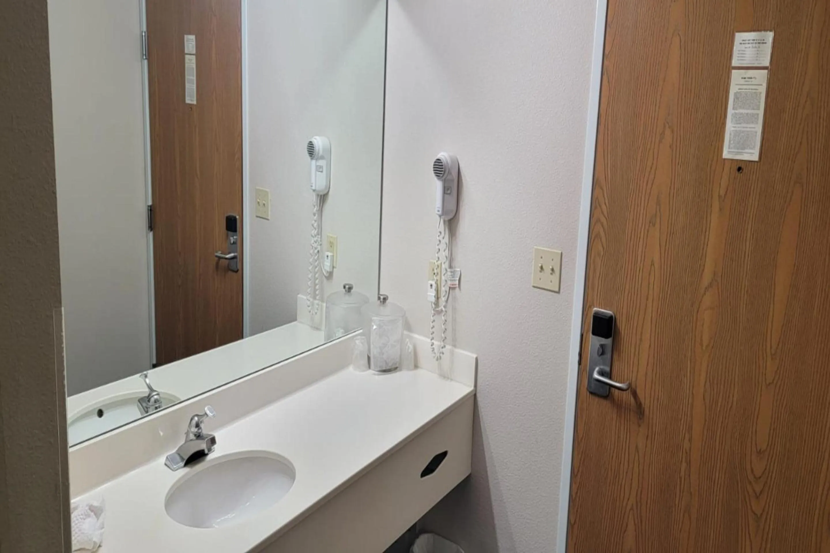 Bathroom in HomeTown Inn By OYO Texhoma, OK