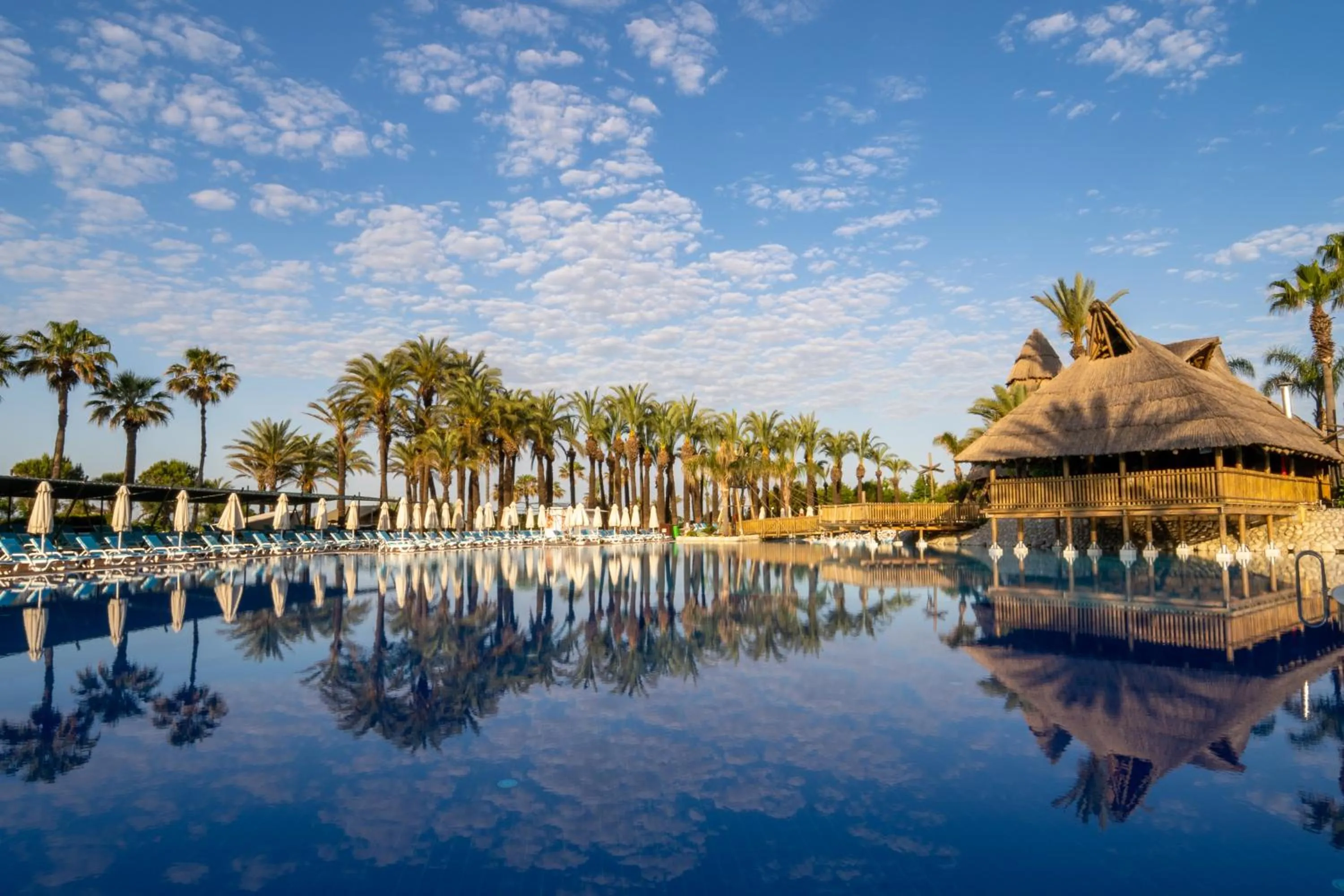 Pool view in AQI Pegasos World