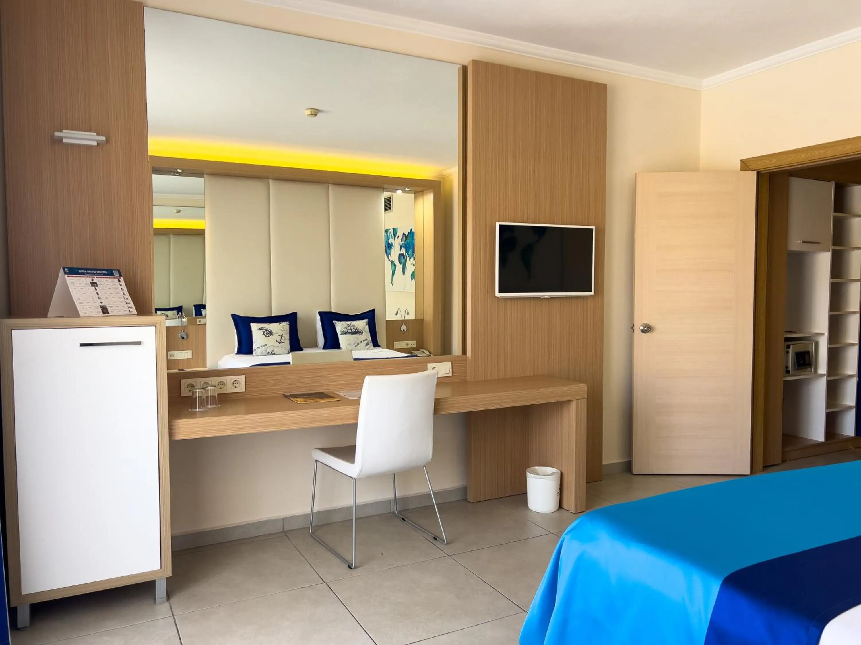 Seating area in AQI Pegasos World