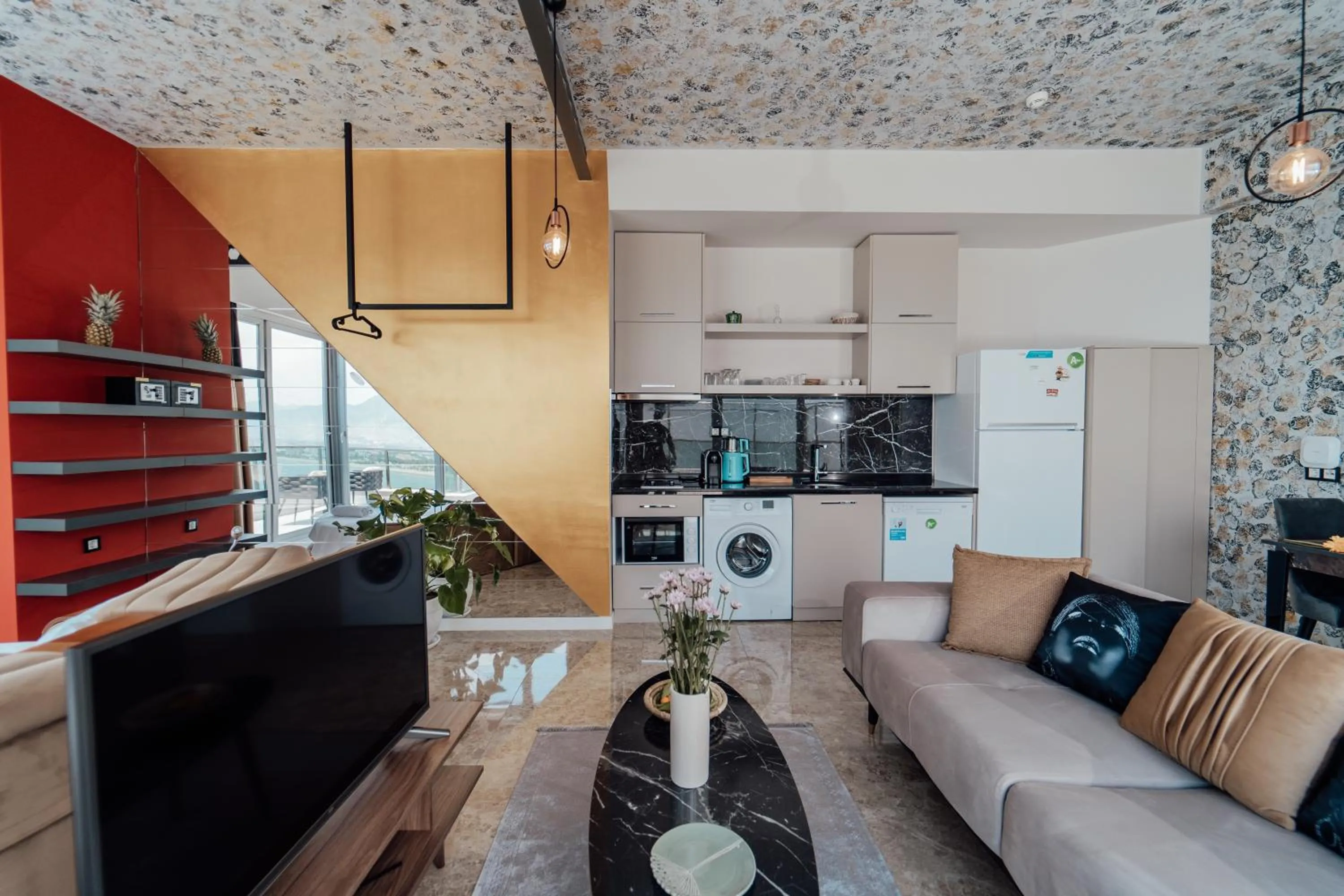 kitchen in Fortunella Suites