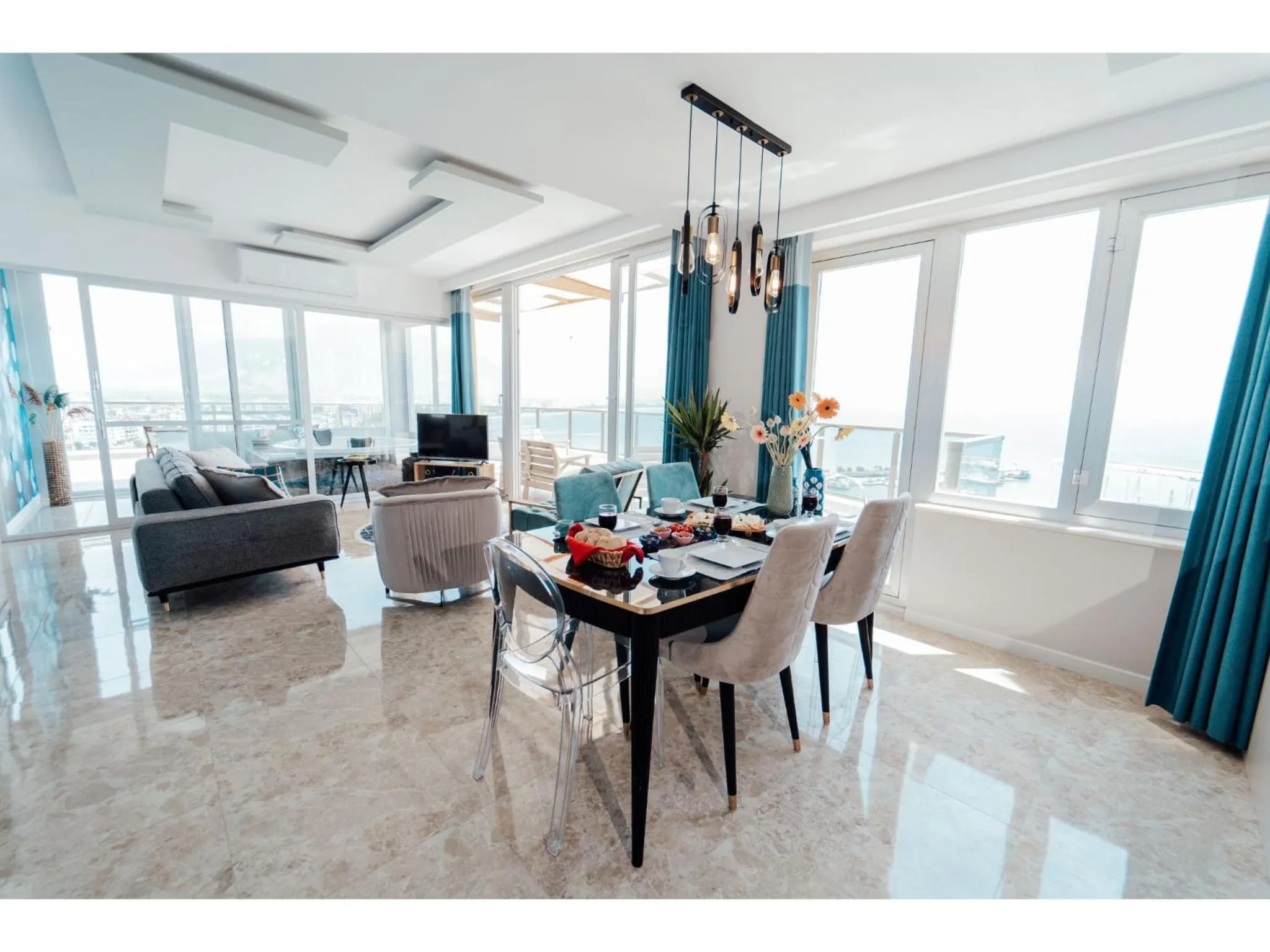 Living room in Fortunella Suites