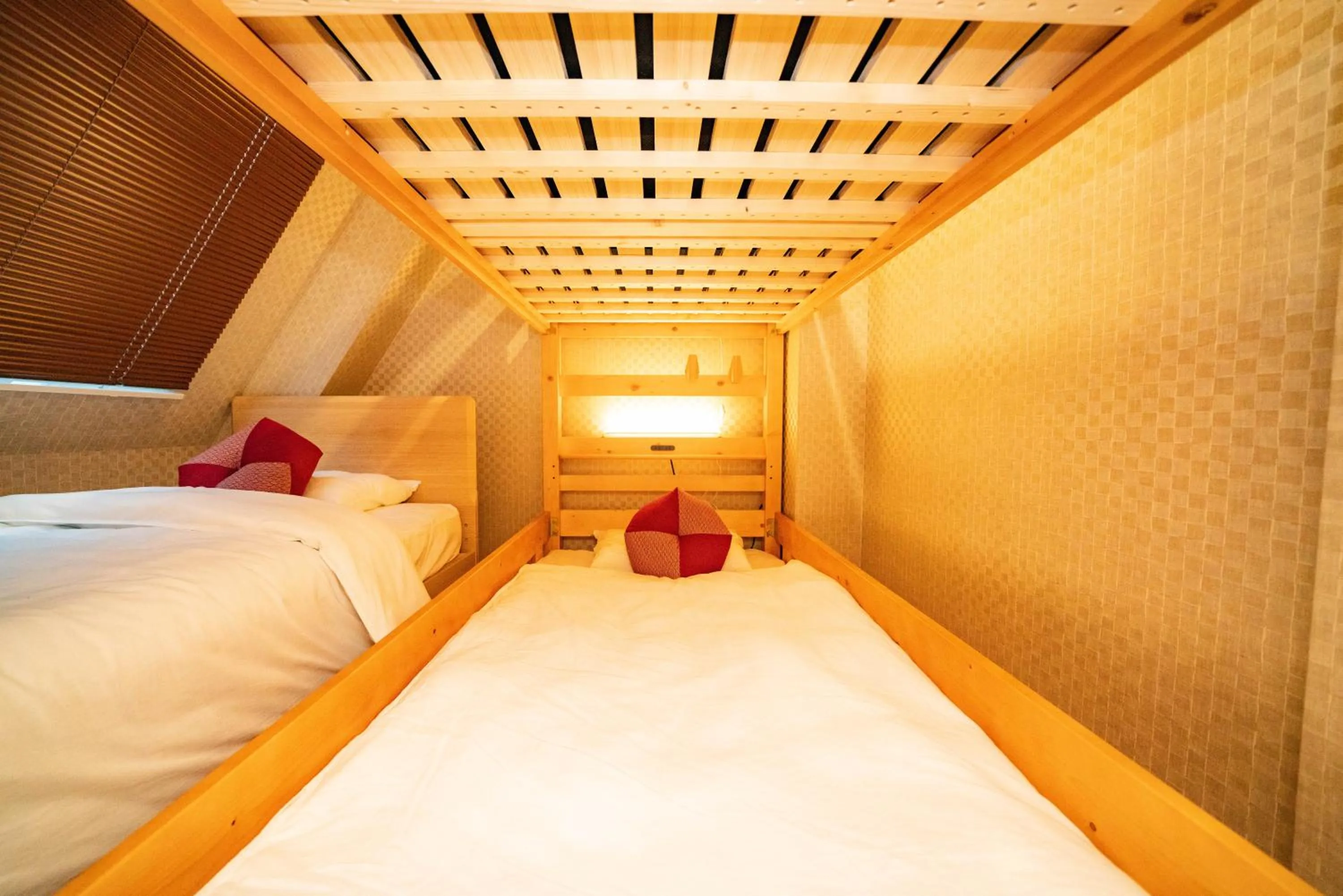 Bed in kaguya asakusa Women only guest house