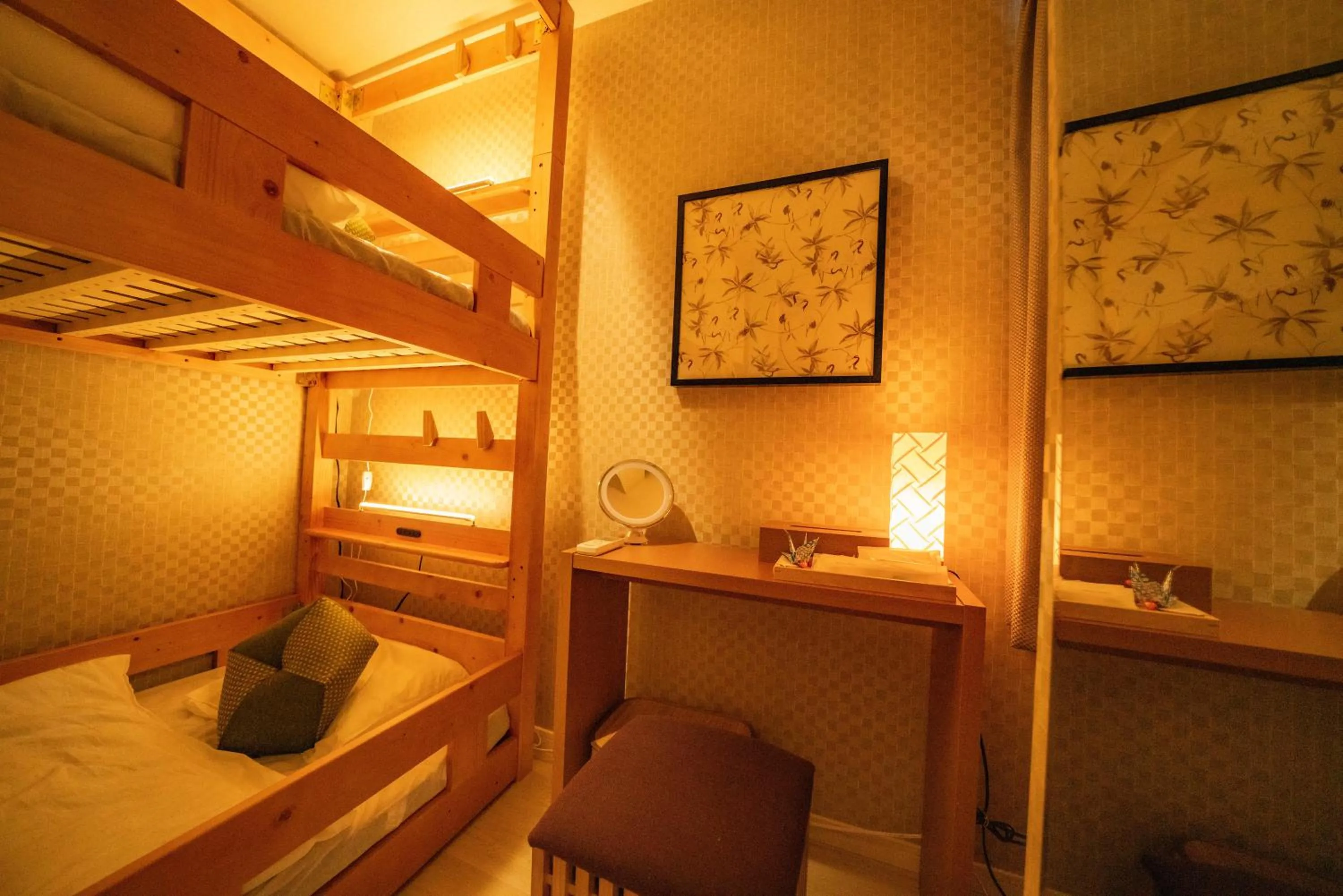 Photo of the whole room, Bed in kaguya asakusa Women only guest house