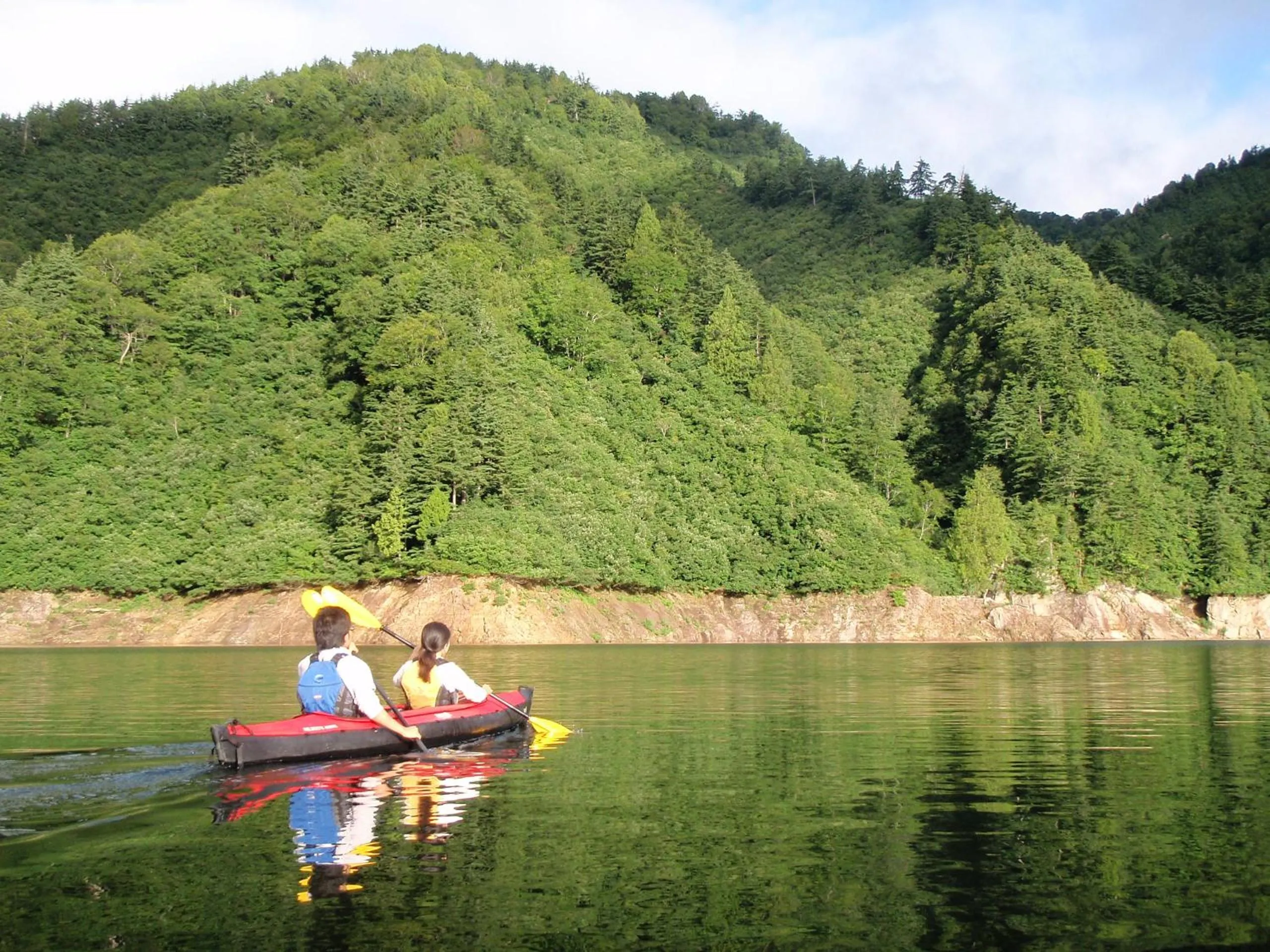Canoeing in Hotel Sunbird