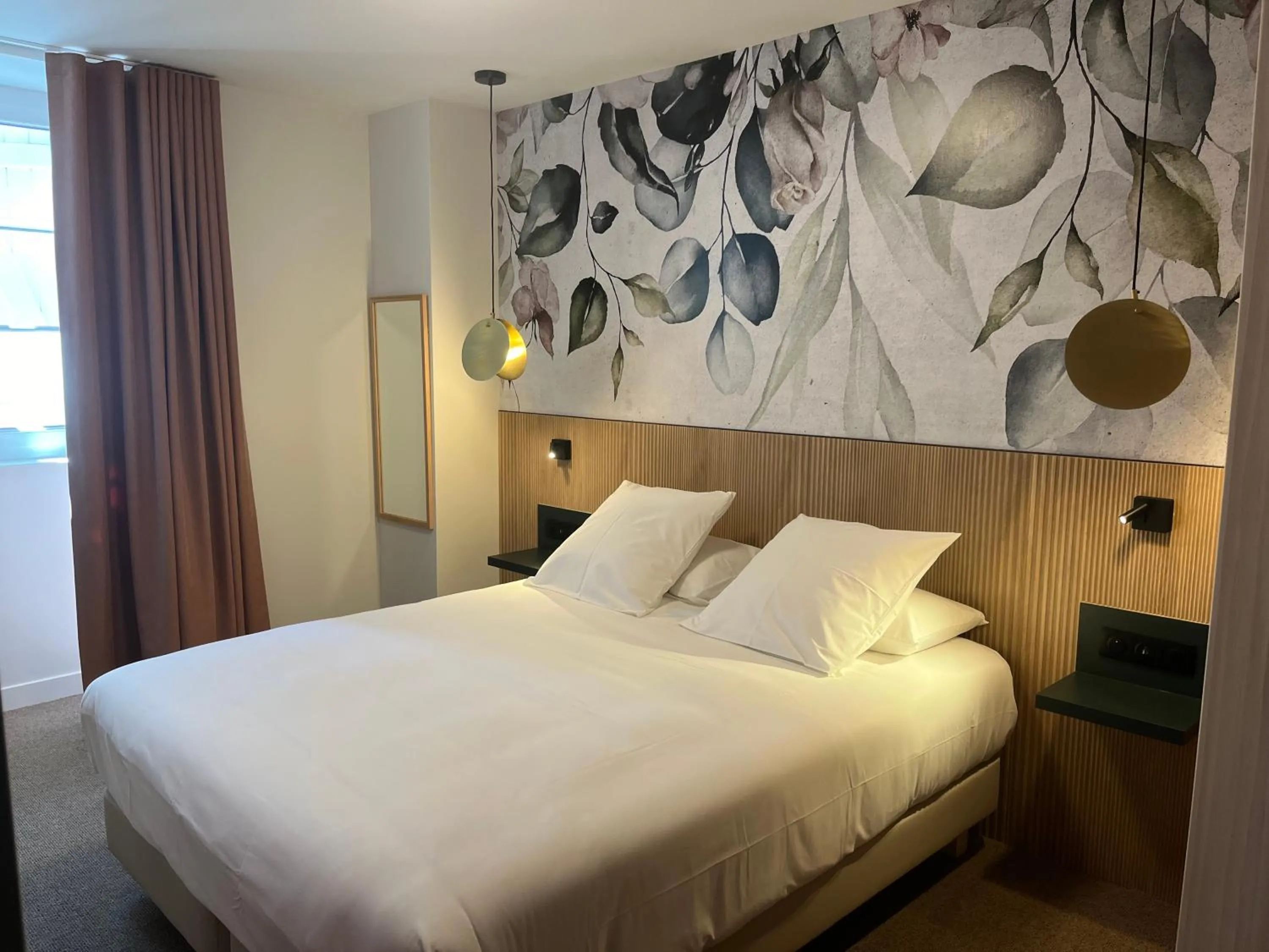 Bedroom, Bed in Hotel Les Tilleuls