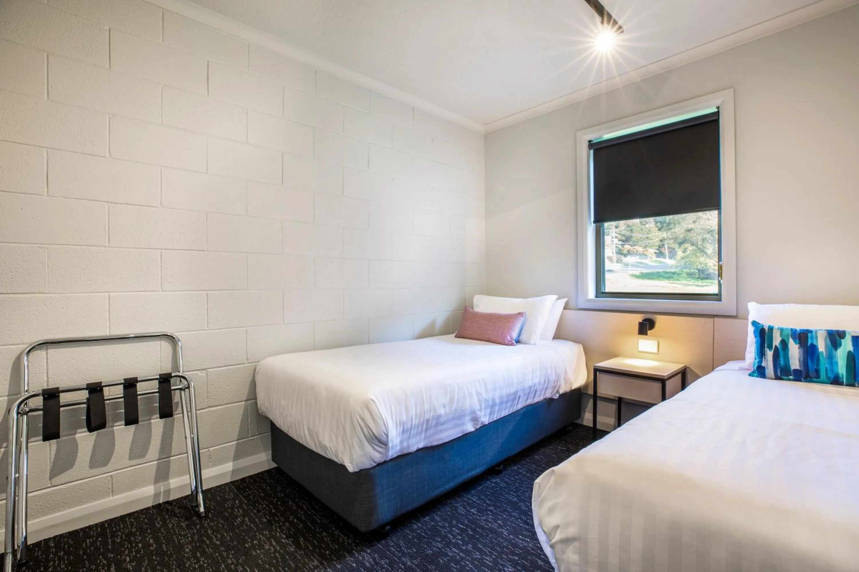 Bed in Nightcap at Riverside Hotel