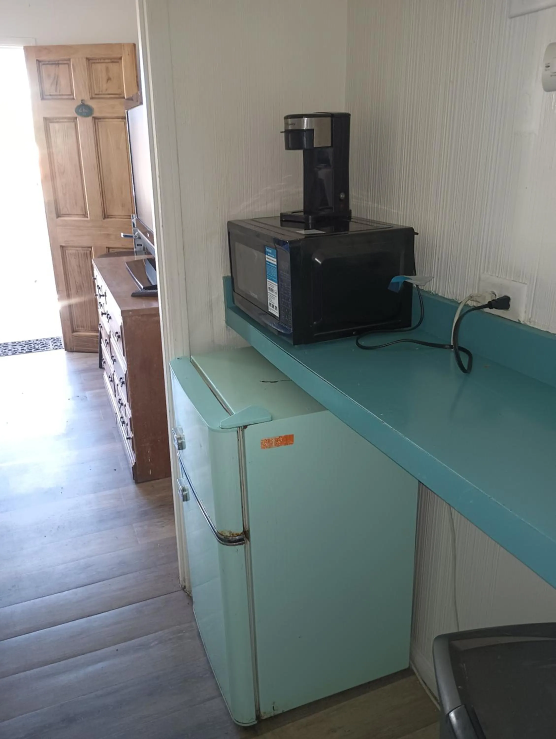 Kitchen or kitchenette in Oceana Boutique Hotel