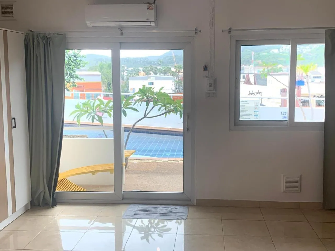 Pool view in Kata Hill Sea View Hotel