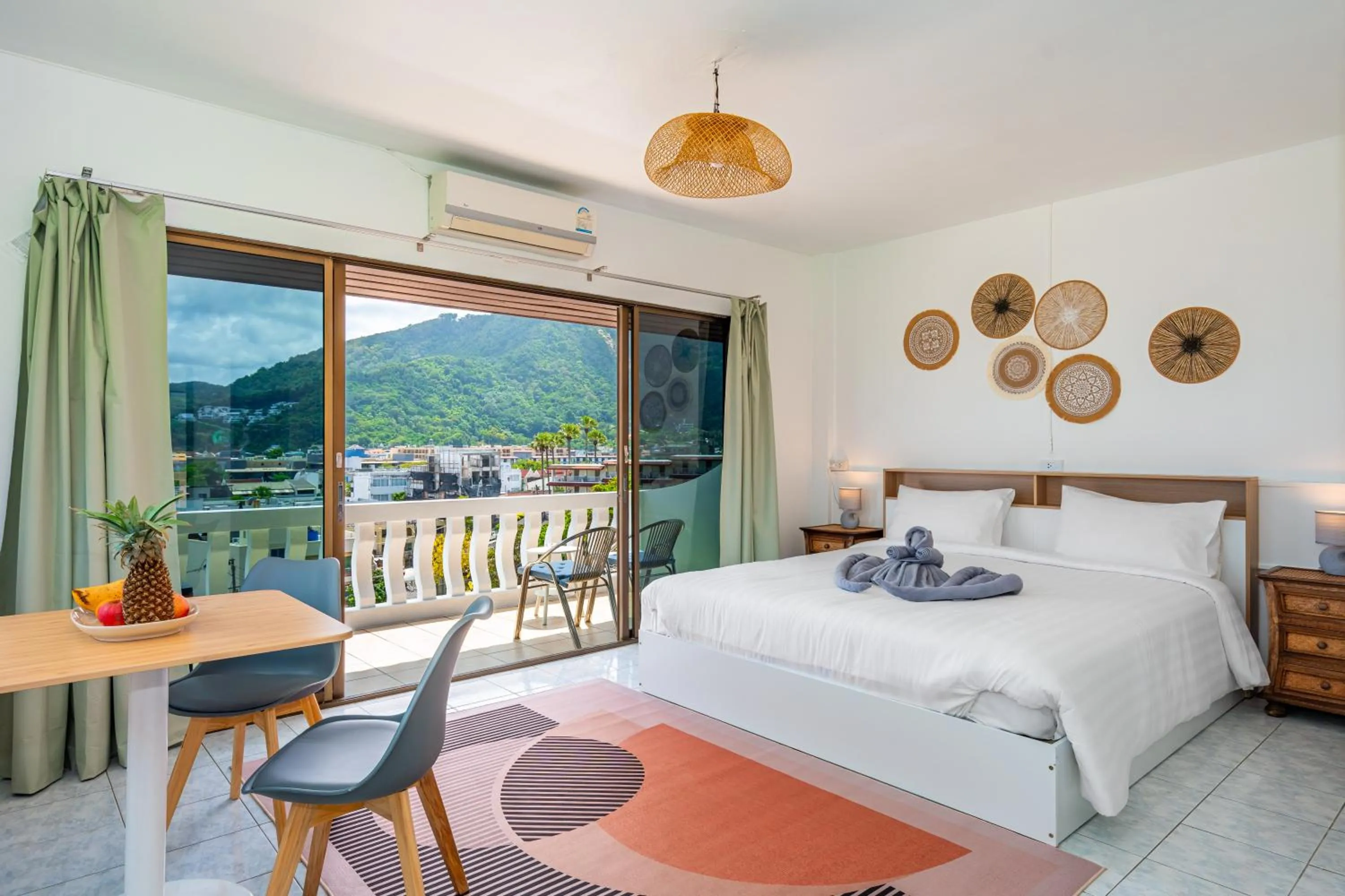 Bedroom, Bed in Kata Hill Sea View Hotel