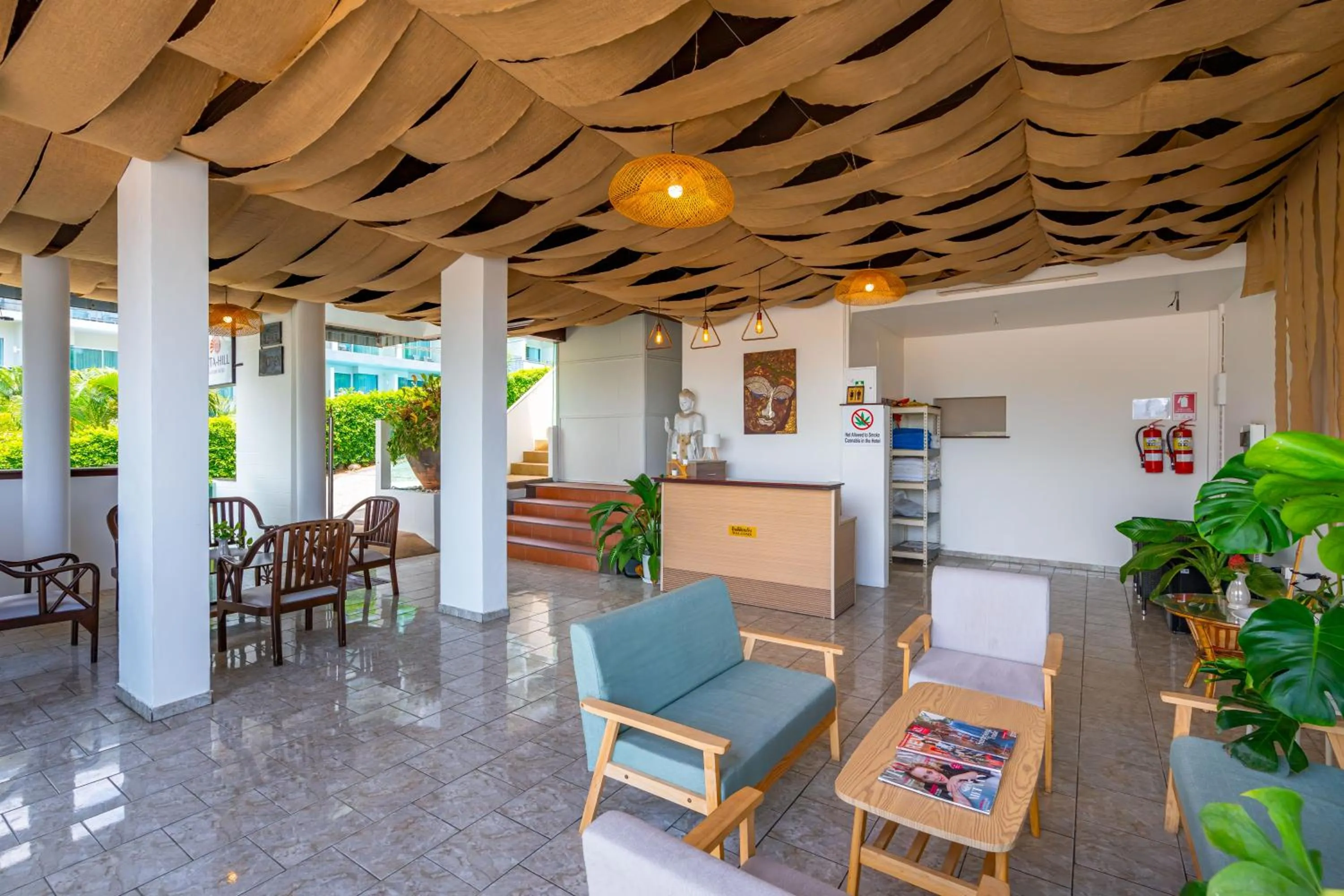 Lobby or reception in Kata Hill Sea View Hotel