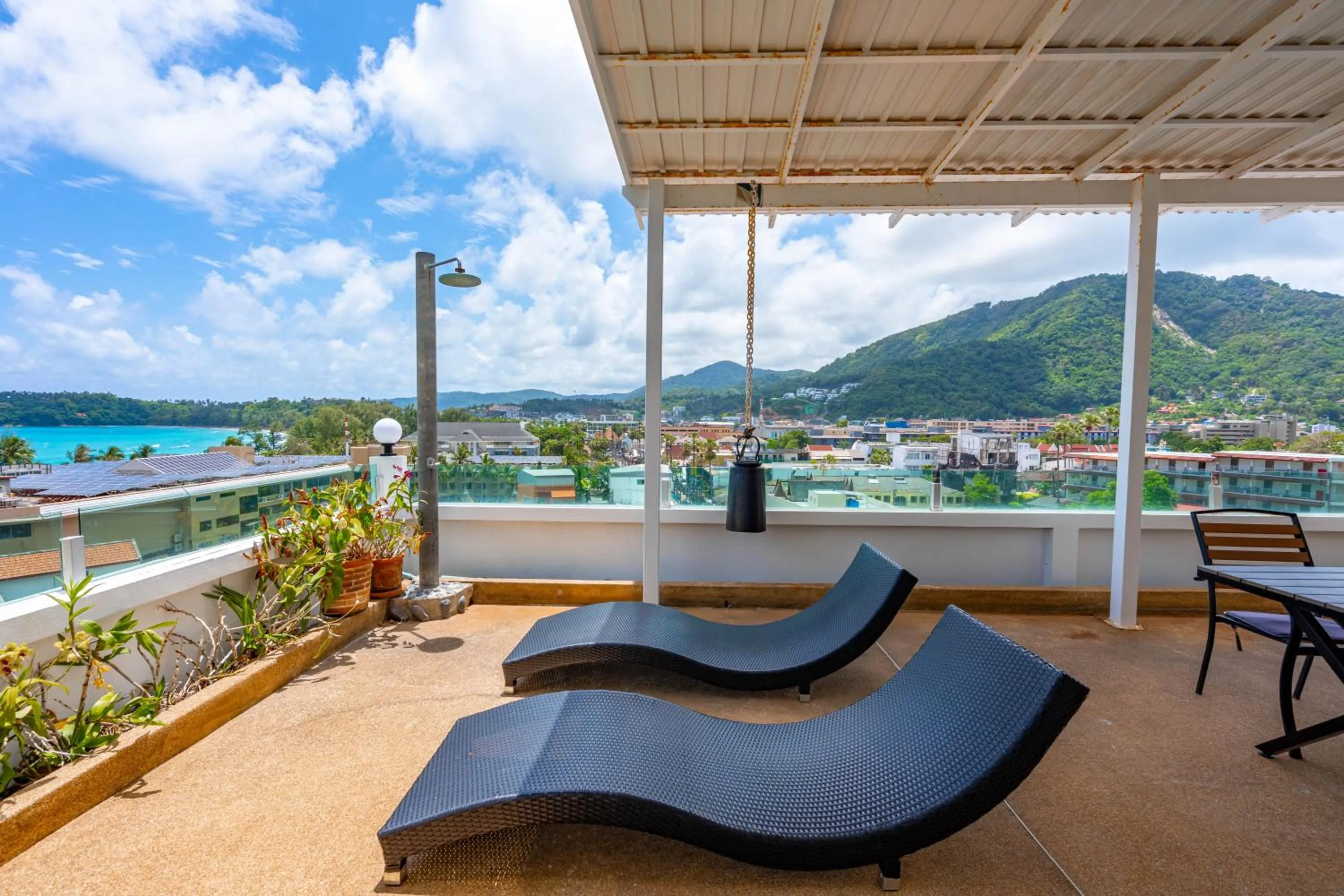 sunbed in Kata Hill Sea View Hotel