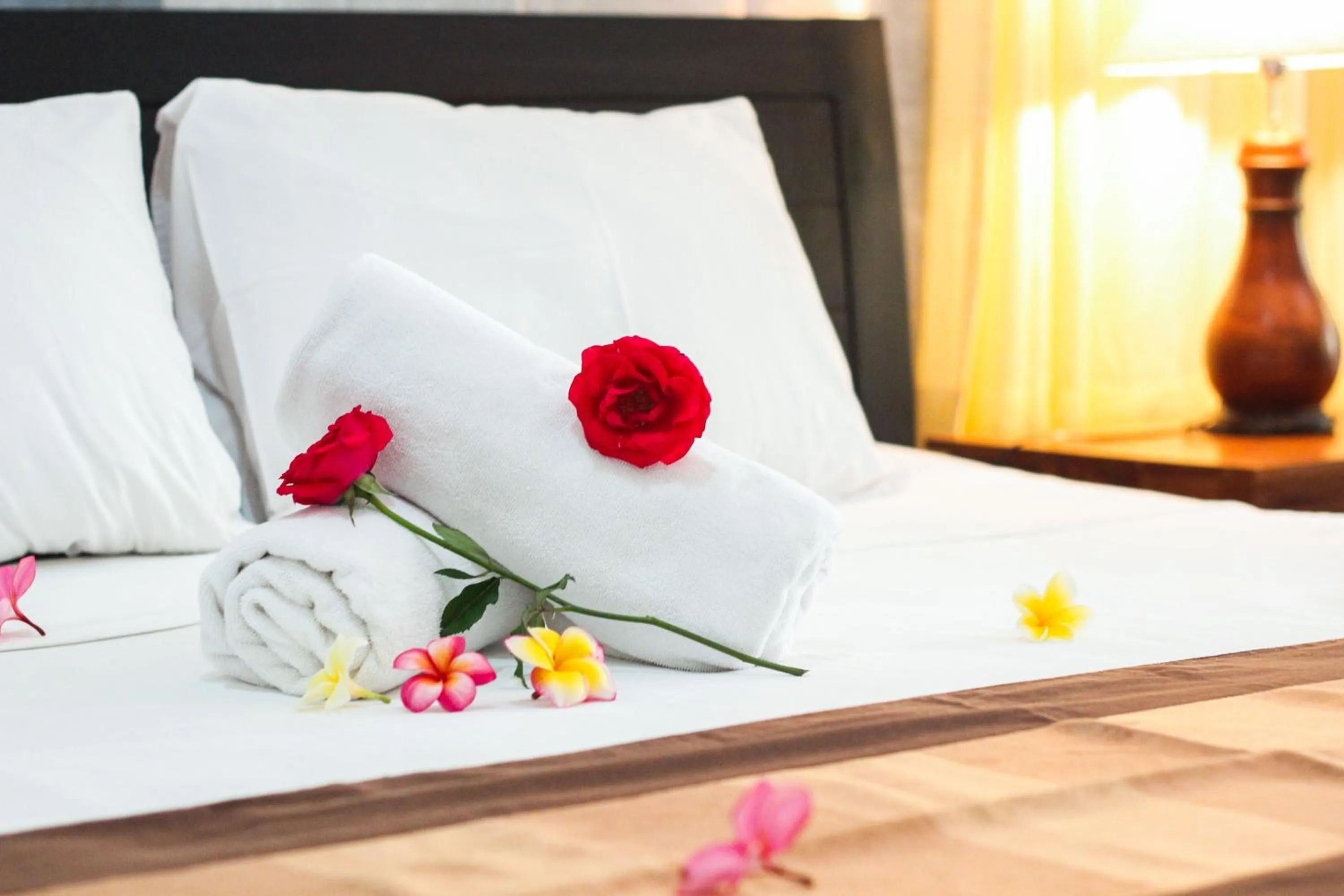 Decorative detail, Bed in Putu Guest House 2