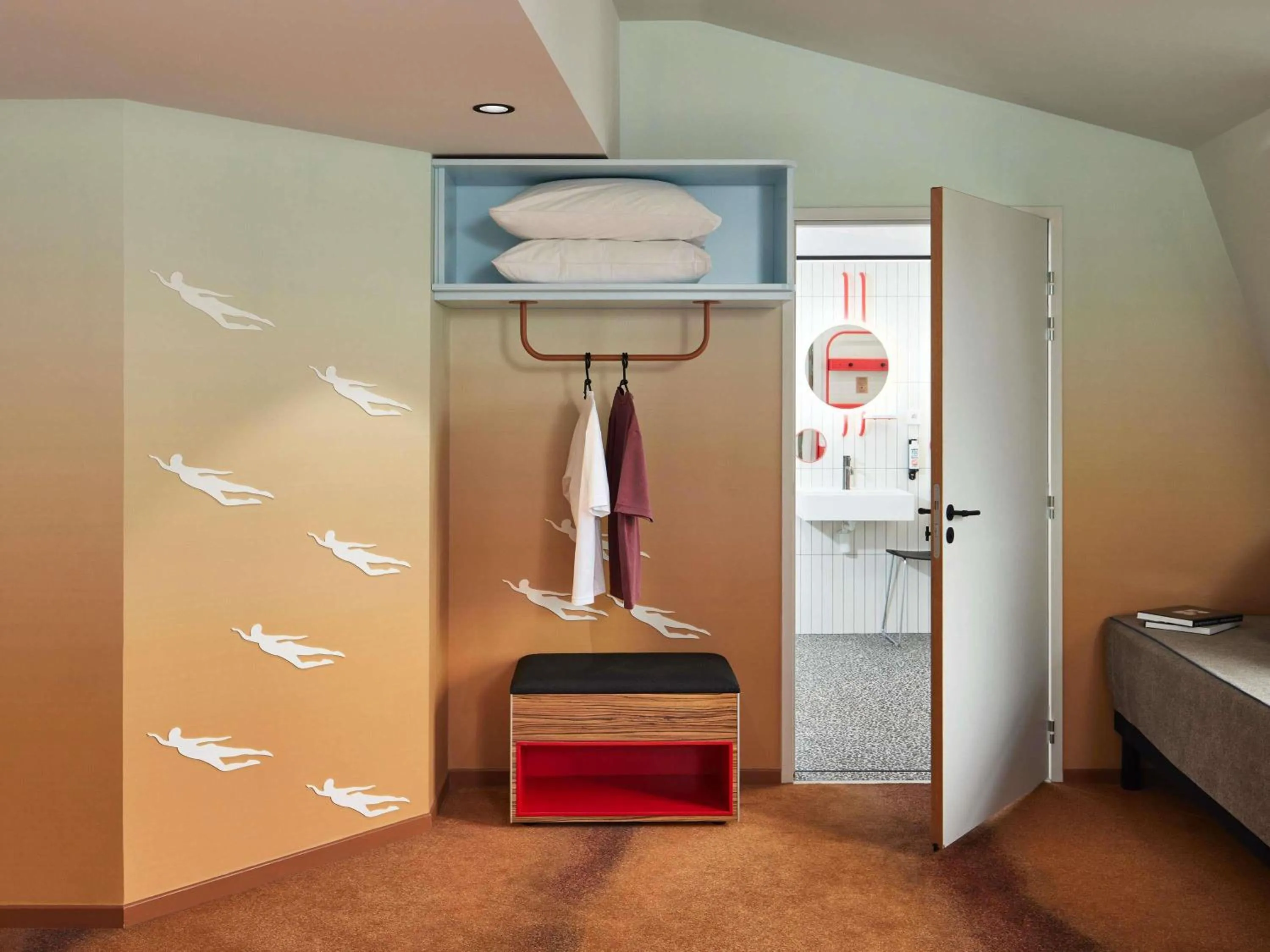 Bedroom, Bed in You Hotel Deauville - Handwritten Collection