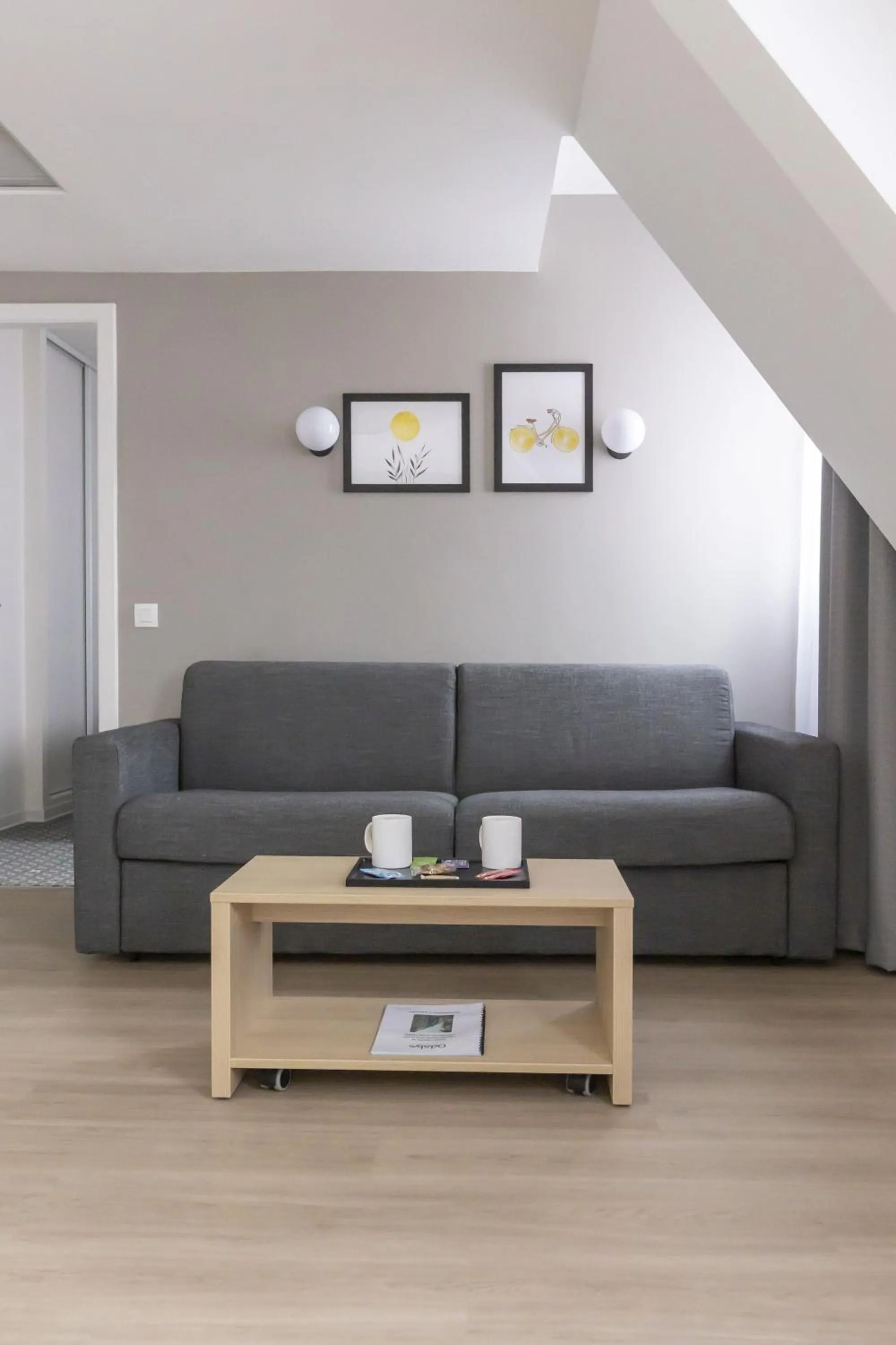 Seating area in Appart Hotel Odalys City Strasbourg Green Marsh