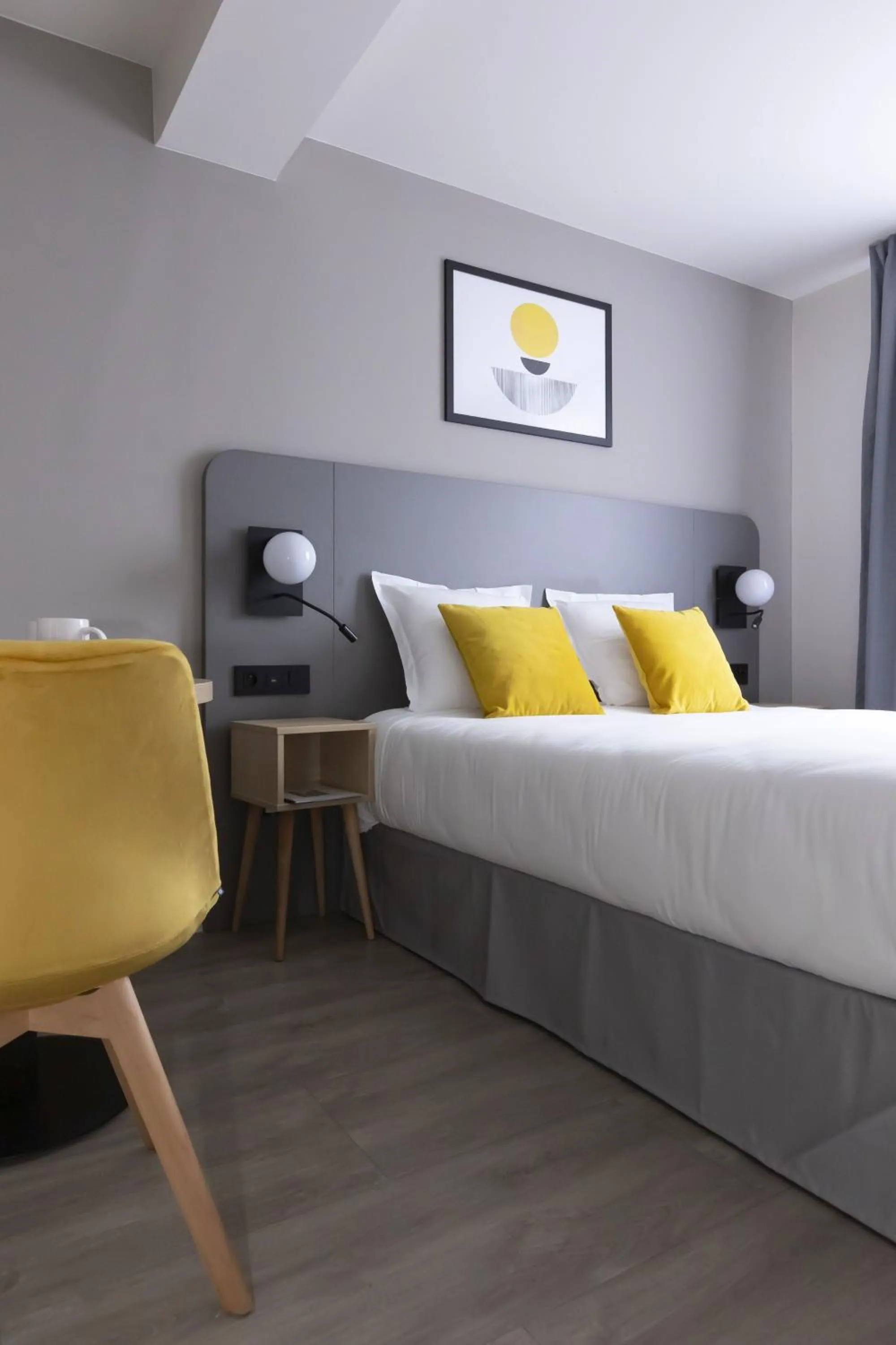 Bedroom, Bed in Appart Hotel Odalys City Strasbourg Green Marsh