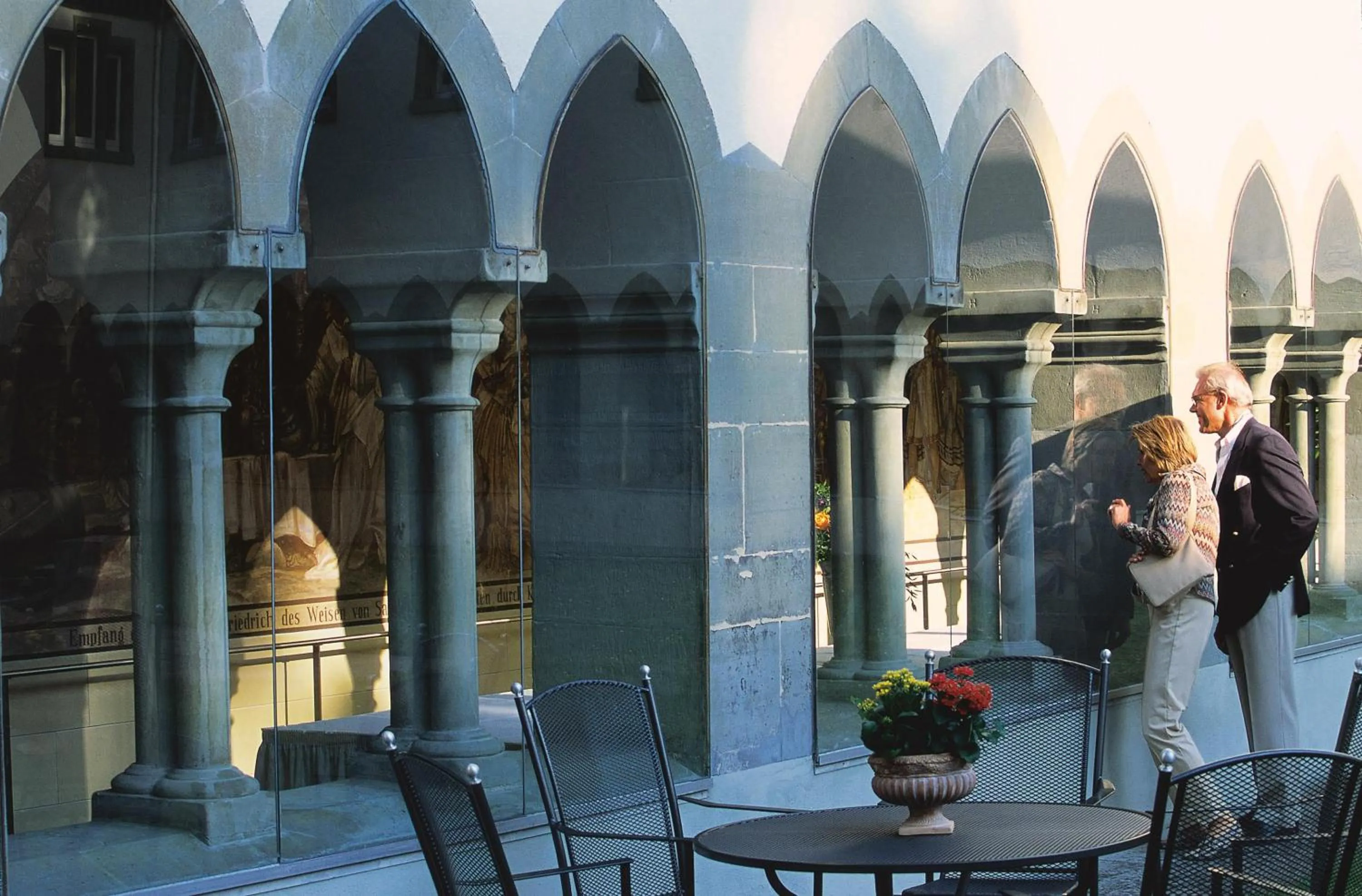 Patio in Steigenberger Inselhotel