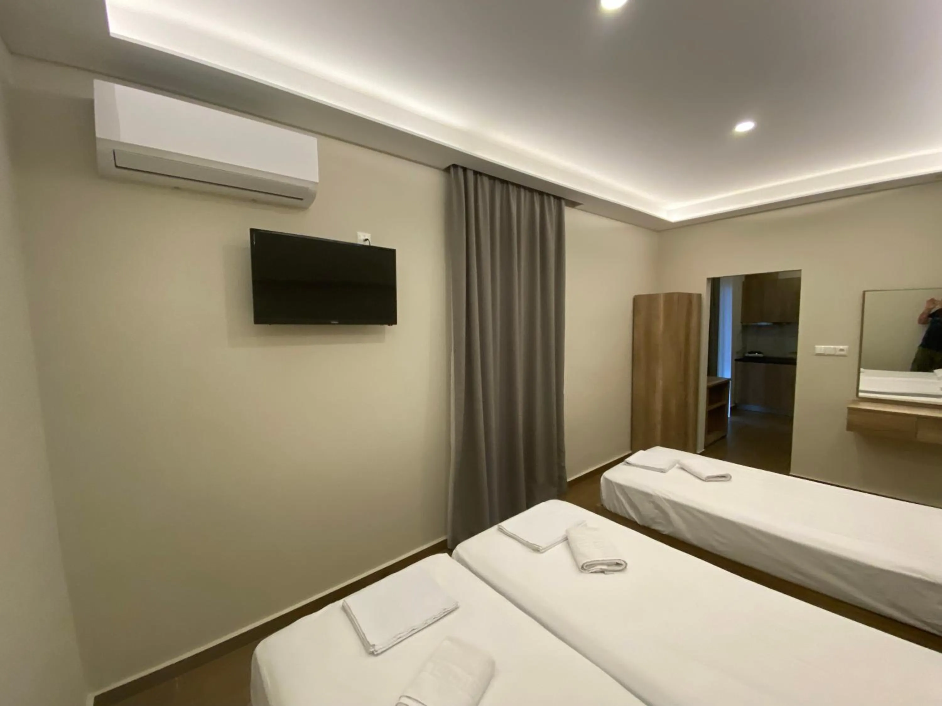 Bed in Hotel Filoxenia