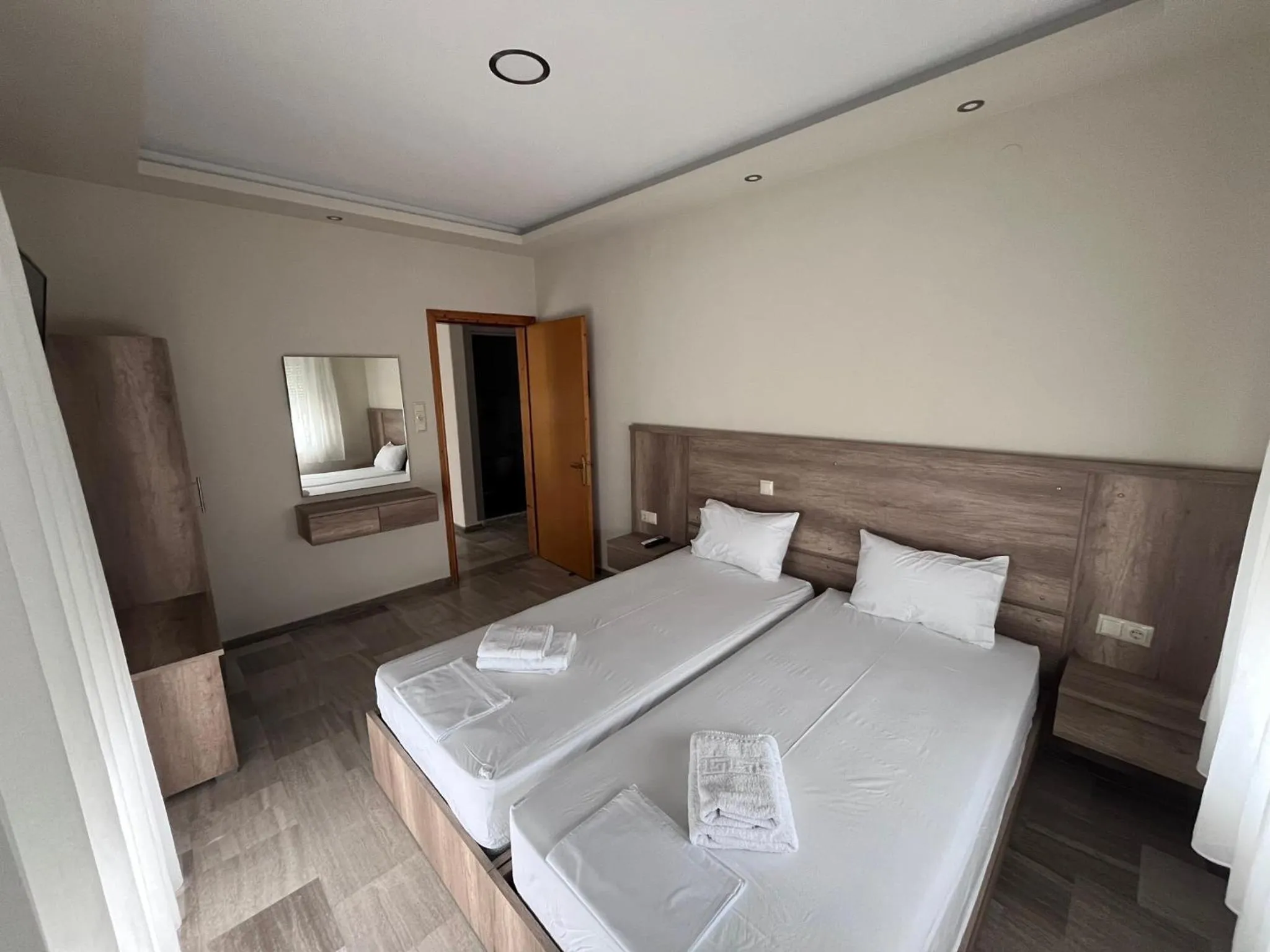 Bed in Hotel Filoxenia