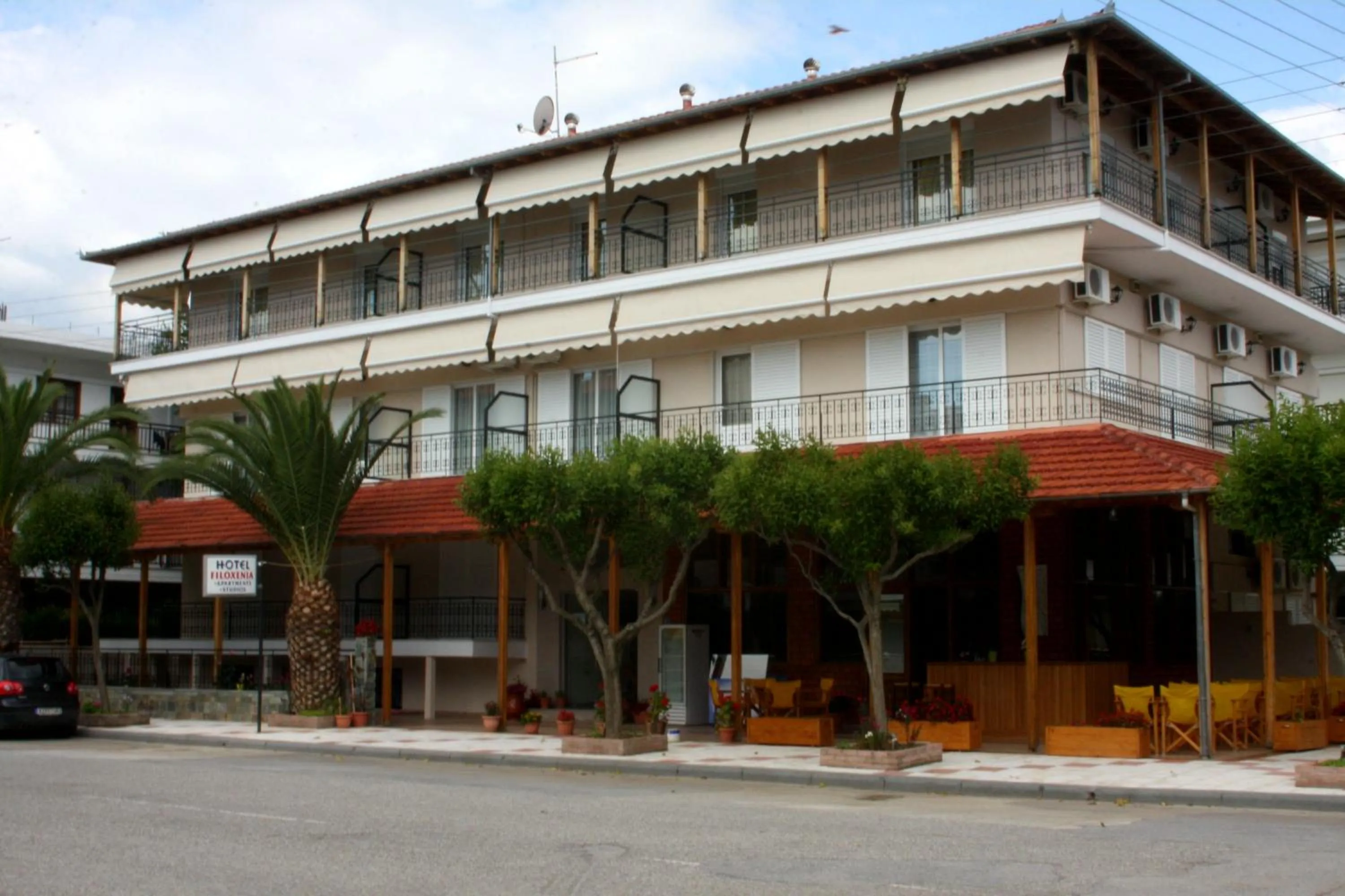 Property building in Hotel Filoxenia