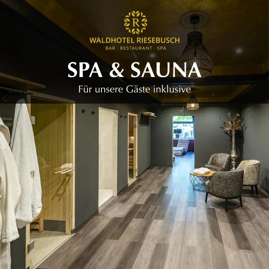 Sauna in Waldhotel Riesebusch