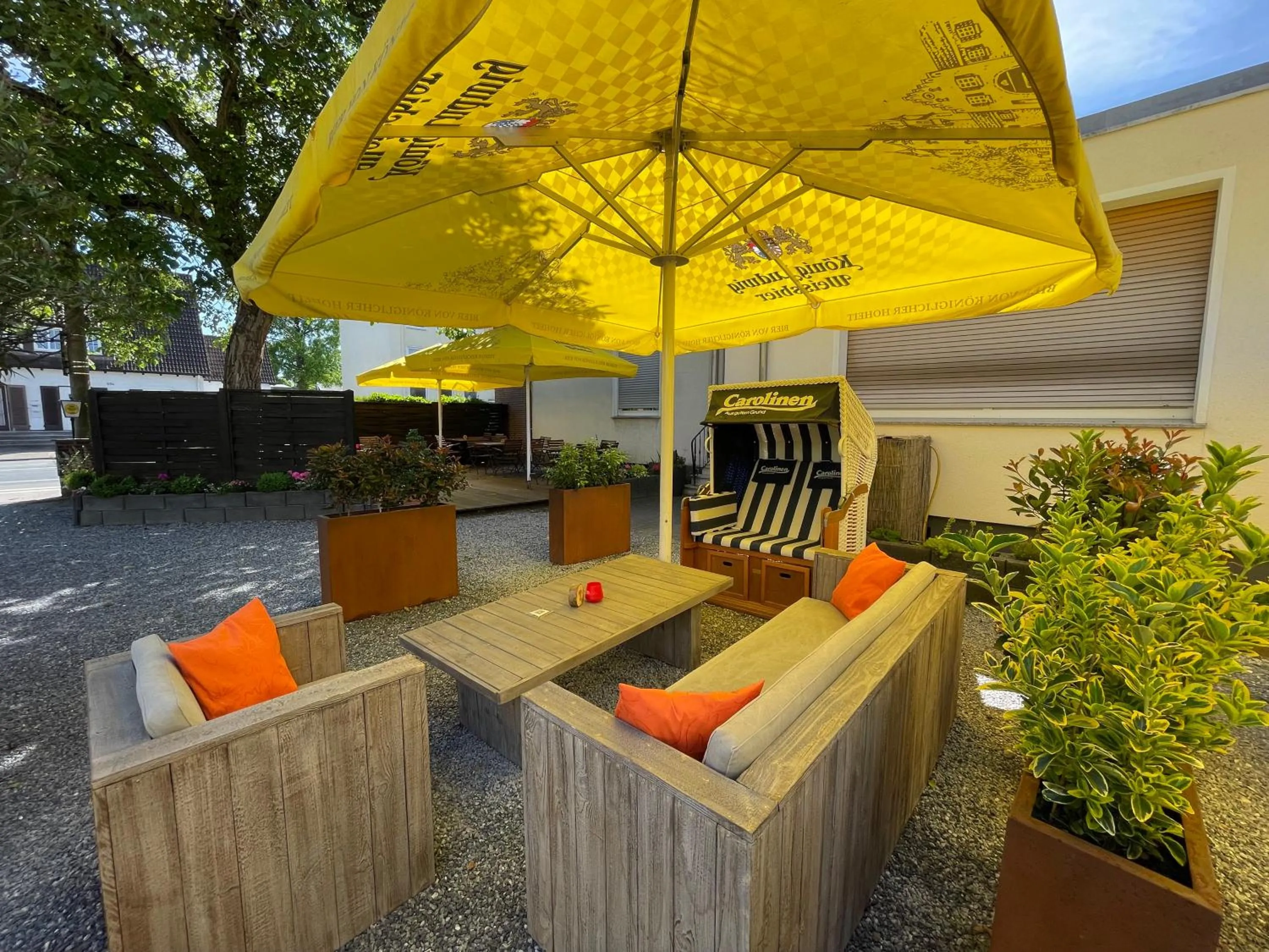 Patio in Hotel Pfennigskrug