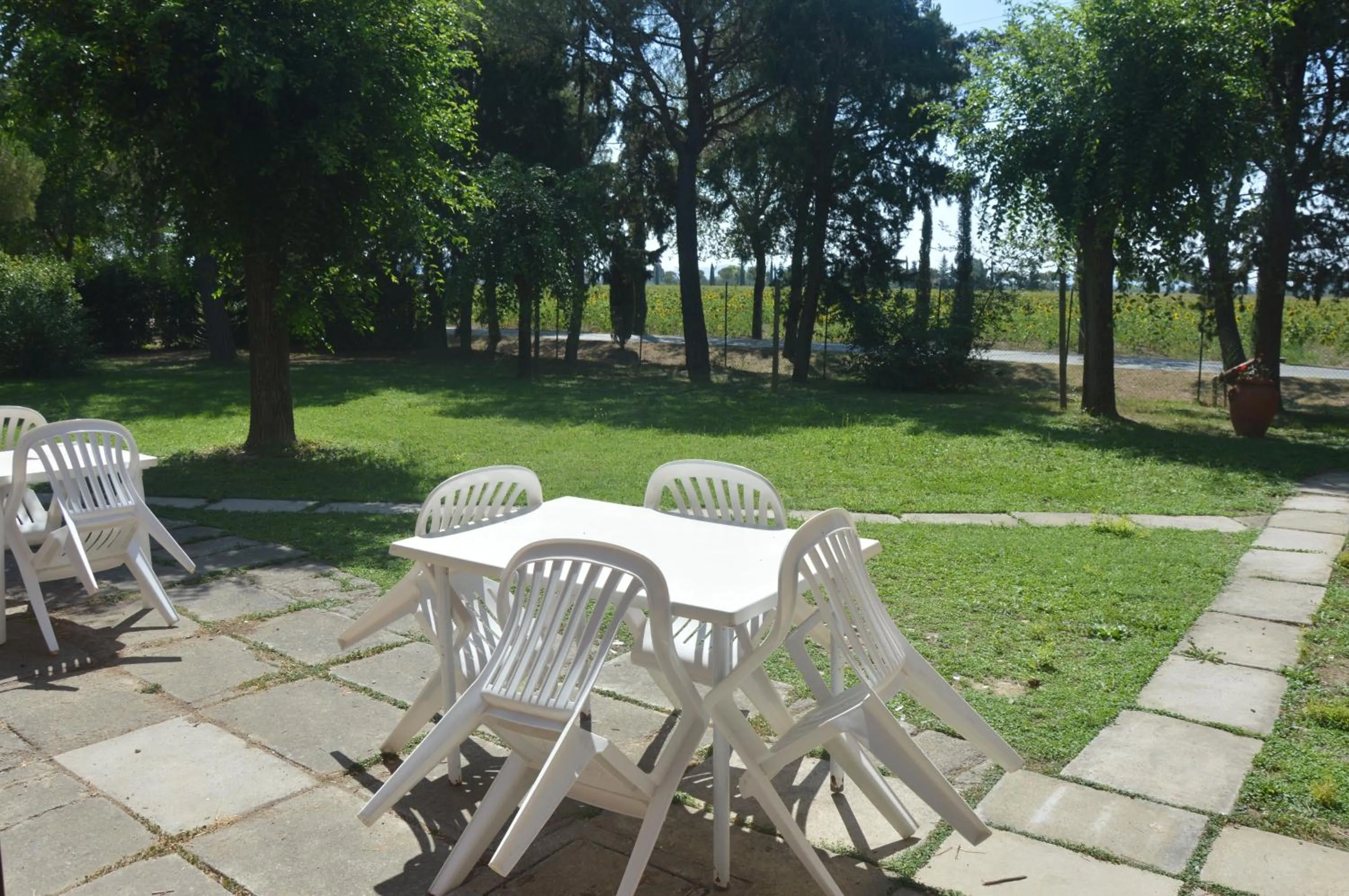 Garden view in I Casali by La Principina