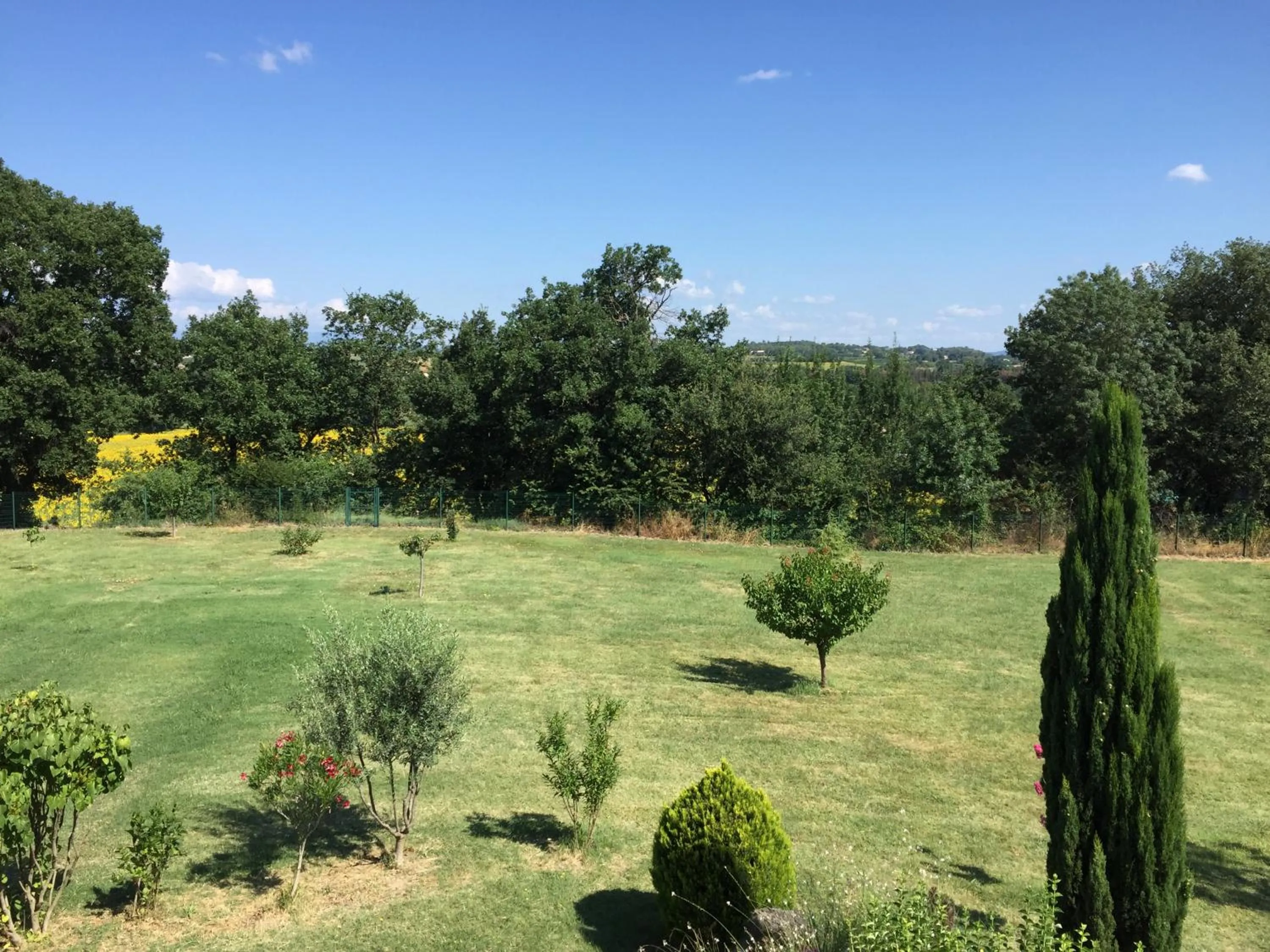 Natural landscape in Le Mas Lauralie