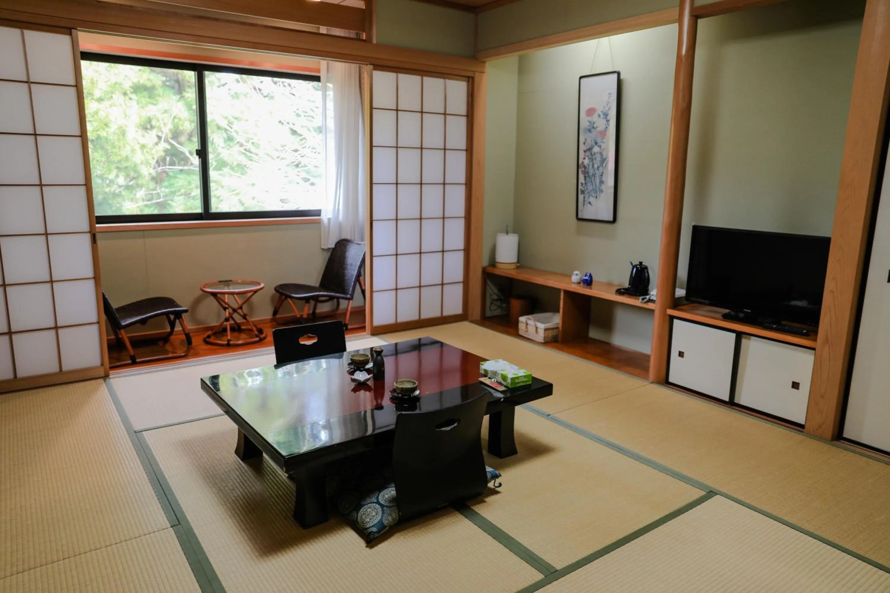 Photo of the whole room in Ajisai Onsen Ryokan - Award Winning Private Open Air Onsen