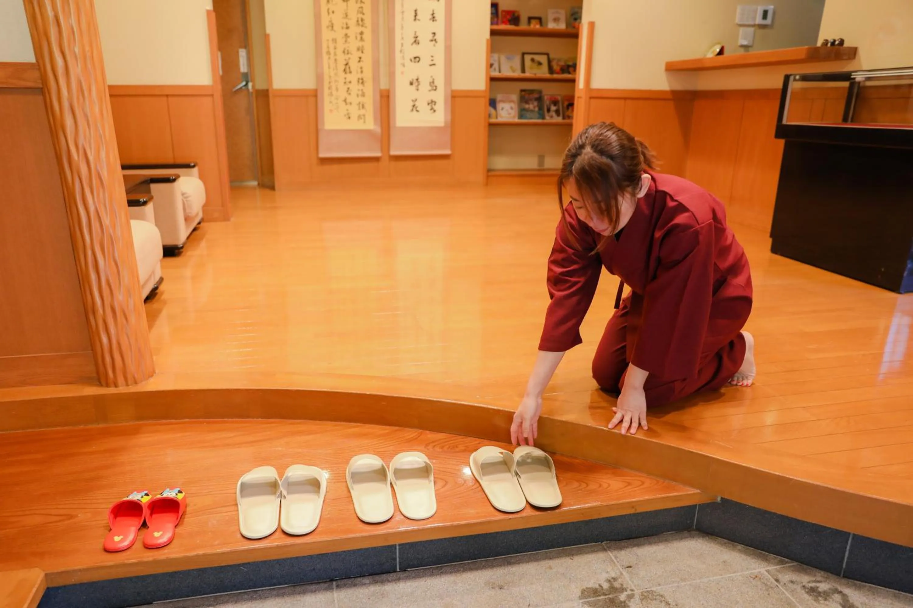 Staff in Ajisai Onsen Ryokan - Award Winning Private Open Air Onsen