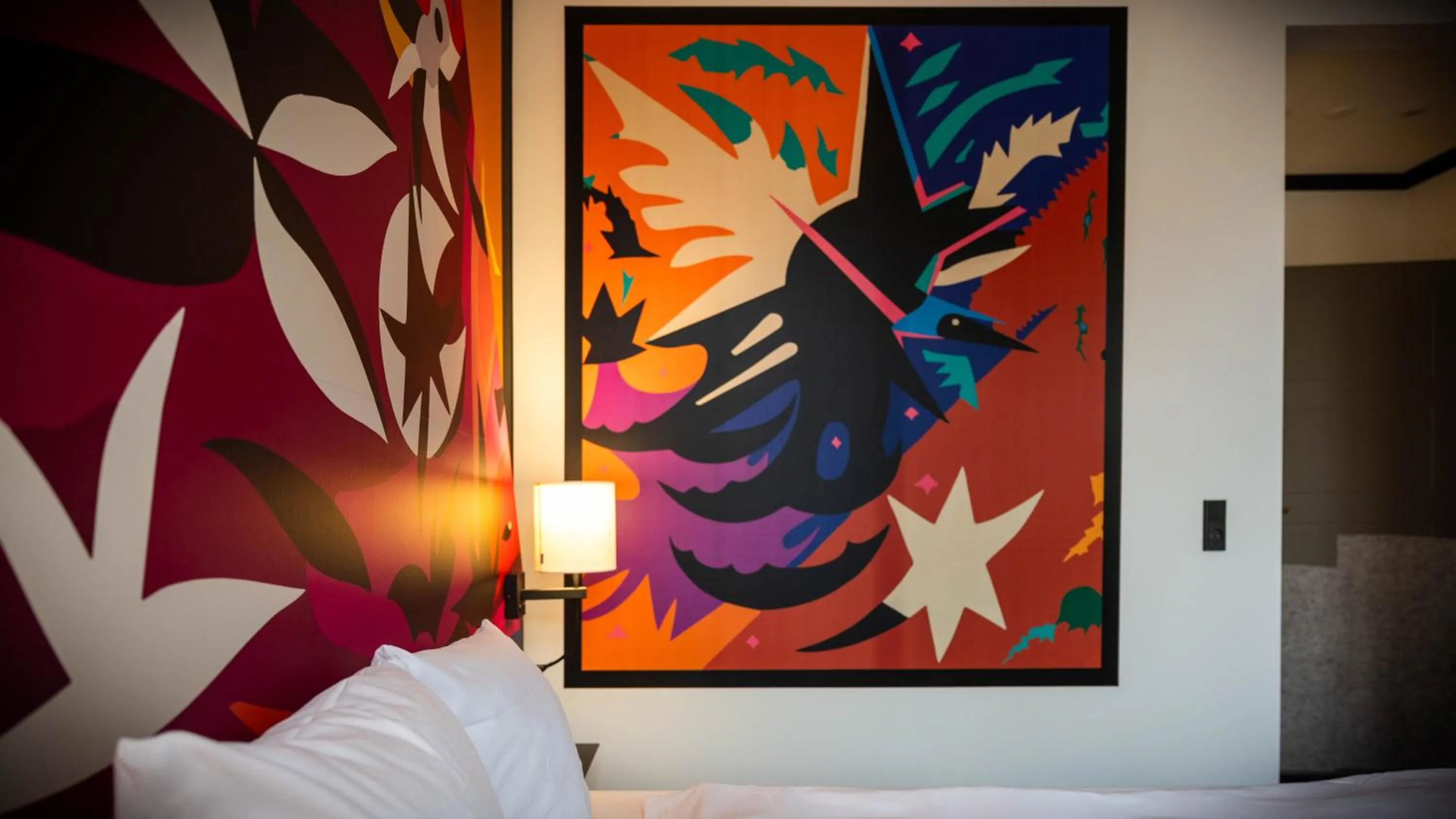 Decorative detail, Bed in ART Hotel Dalgas, BW Signature Collection