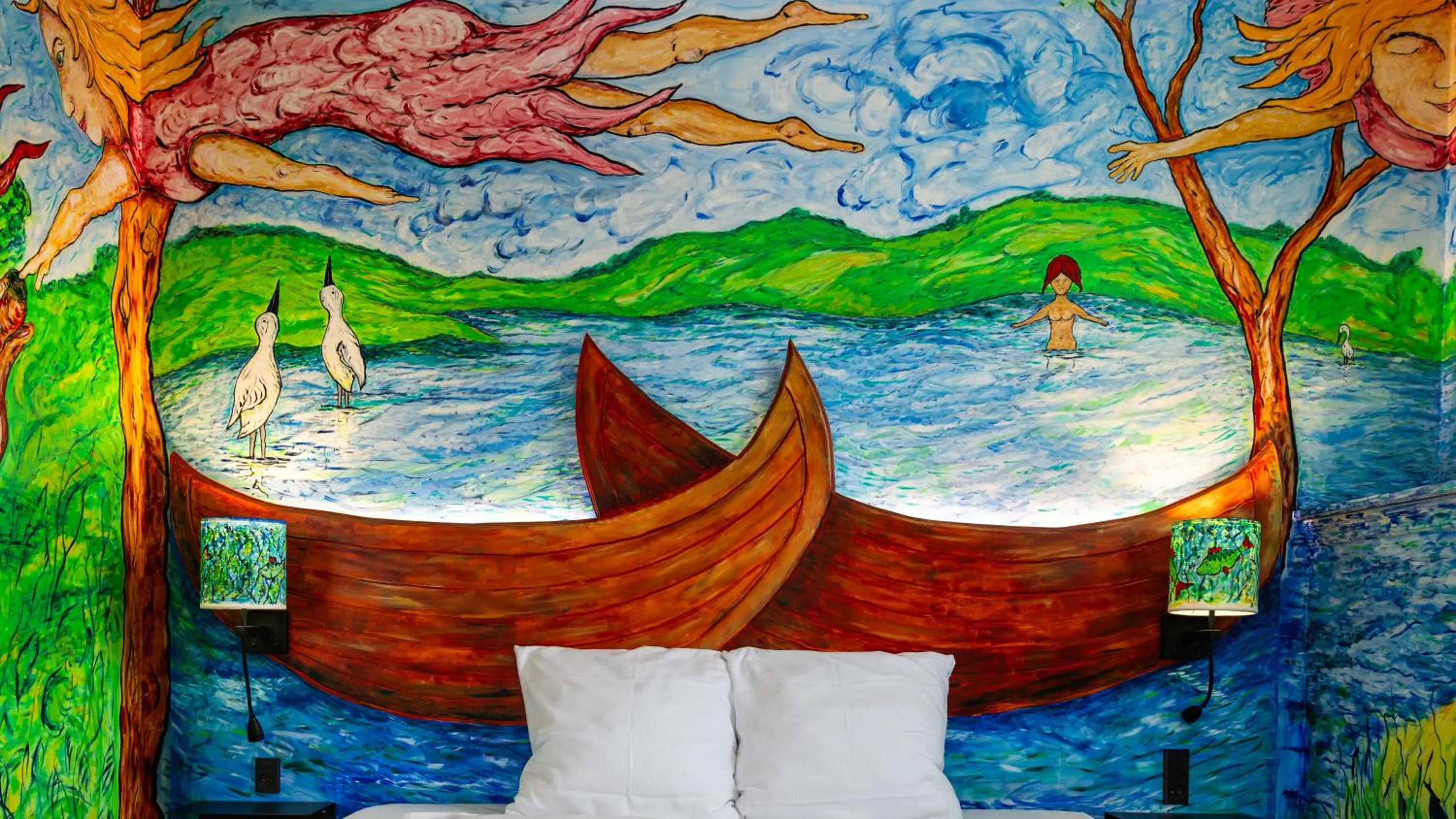 Bed in ART Hotel Dalgas, BW Signature Collection